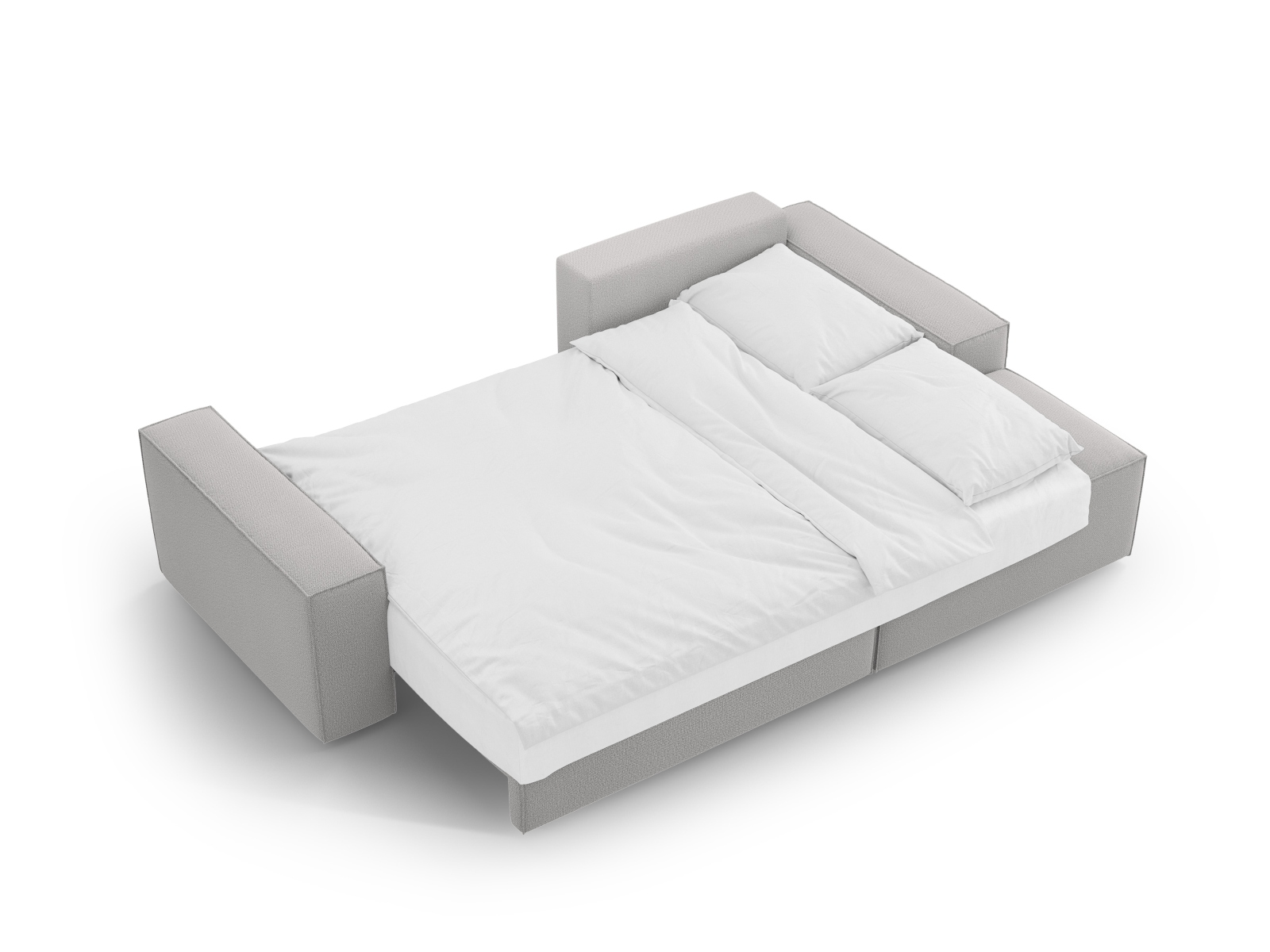 Right Corner Sofa With Bed Function And Box, "Jodie", 3 Seats, 246x151x86