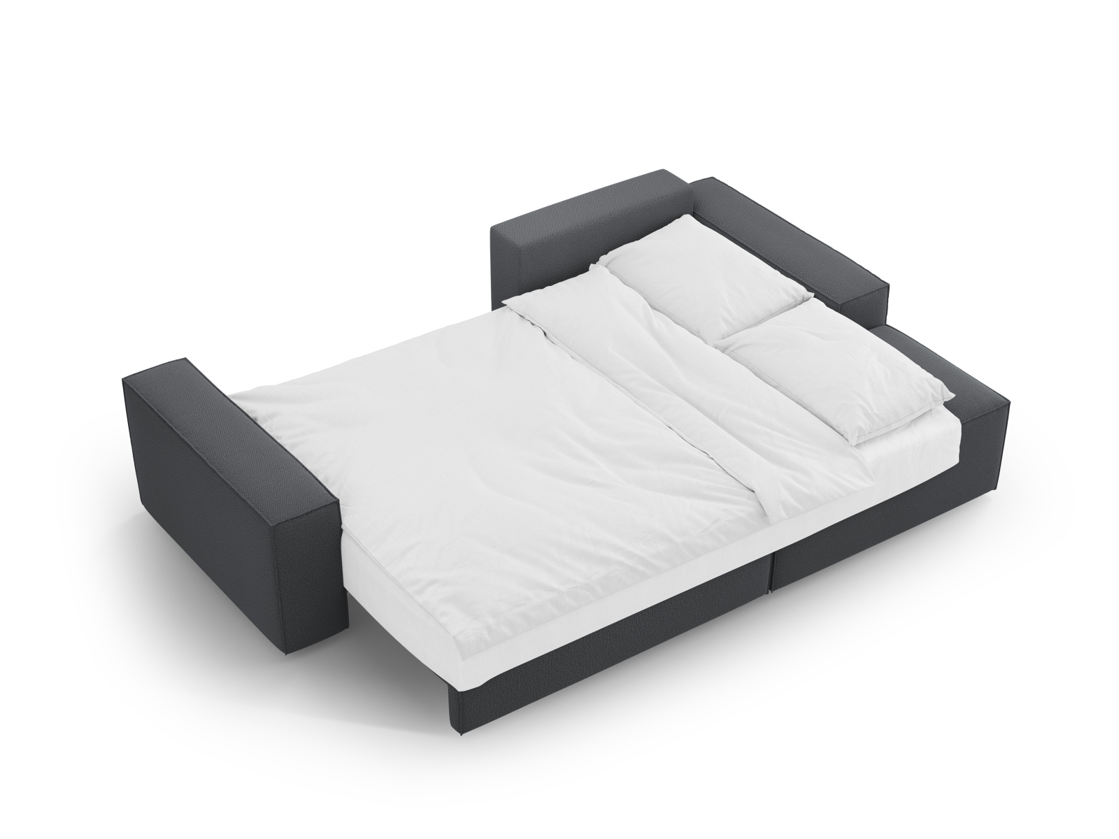 Right Corner Sofa With Bed Function And Box, "Jodie", 3 Seats, 246x151x86