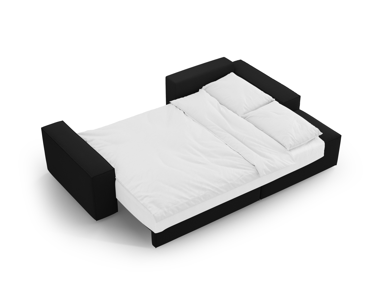 Right Corner Sofa With Bed Function And Box, "Jodie", 3 Seats, 246x151x86
