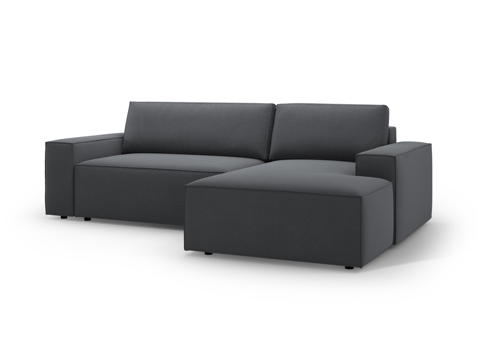 Right Corner Sofa With Bed Function And Box, "Jodie", 3 Seats, 246x151x86