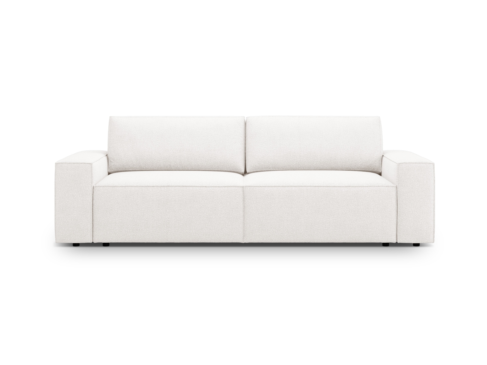 Boucle Sofa With Bed Function And Box, "Jodie", 3 Seats, 247x107x86