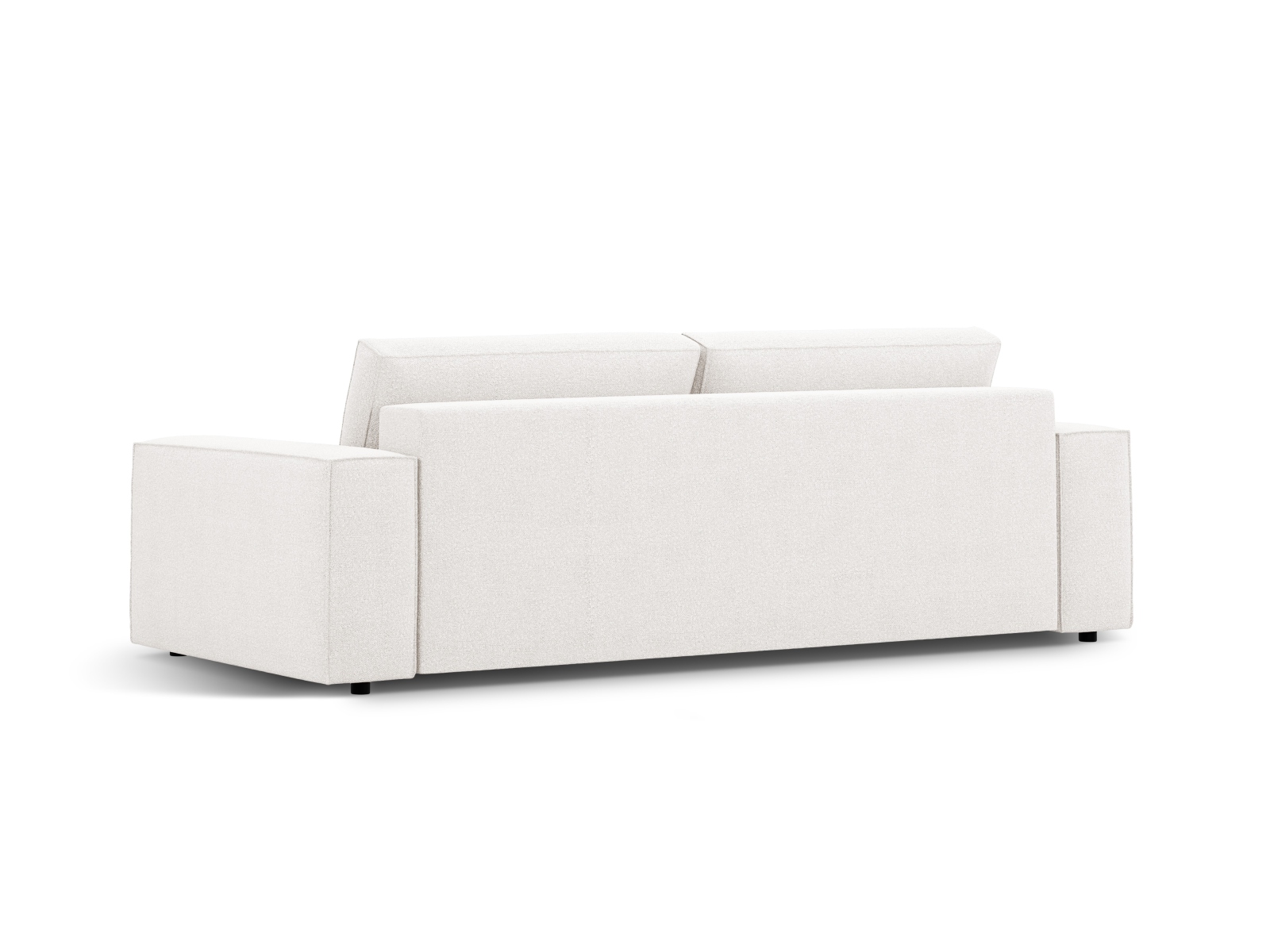 Boucle Sofa With Bed Function And Box, "Jodie", 3 Seats, 247x107x86