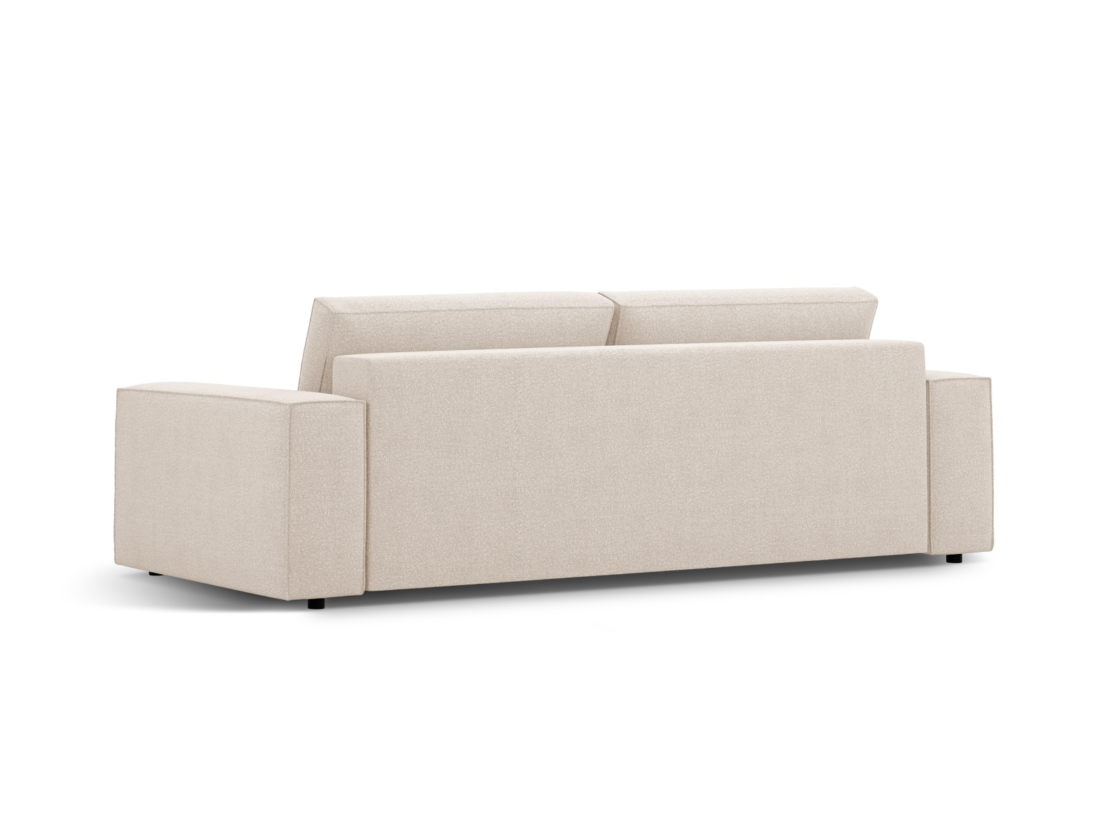 Boucle Sofa With Bed Function And Box, "Jodie", 3 Seats, 247x107x86