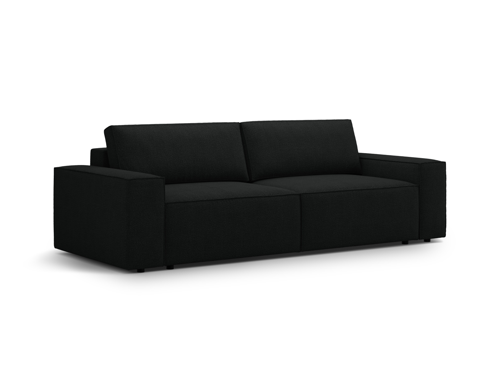 Boucle Sofa With Bed Function And Box, "Jodie", 3 Seats, 247x107x86