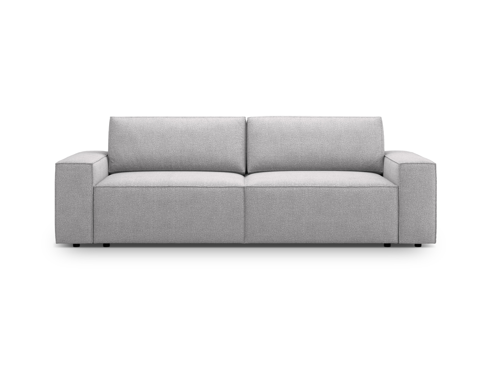 Boucle Sofa With Bed Function And Box, "Jodie", 3 Seats, 247x107x86