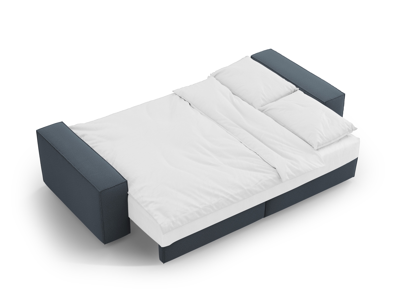 Sofa With Bed Function And Box, "Jodie", 3 Seats, 247x107x86
