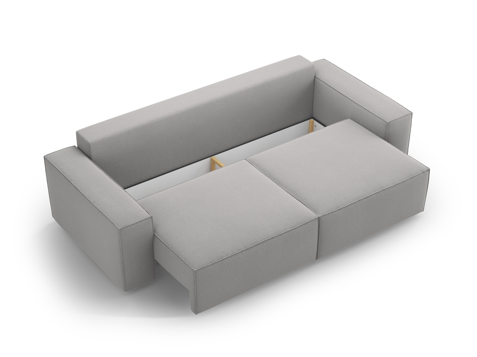 Sofa With Bed Function And Box, "Jodie", 3 Seats, 247x107x86