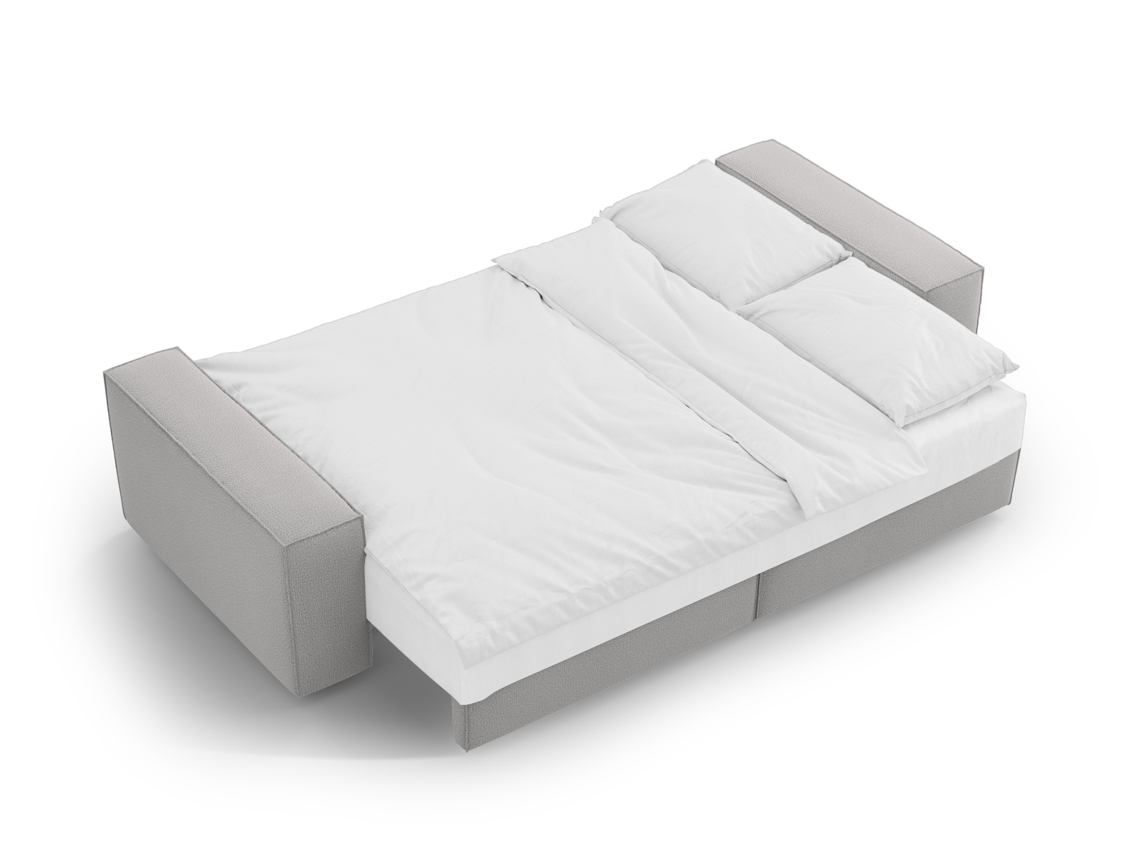 Sofa With Bed Function And Box, "Jodie", 3 Seats, 247x107x86
