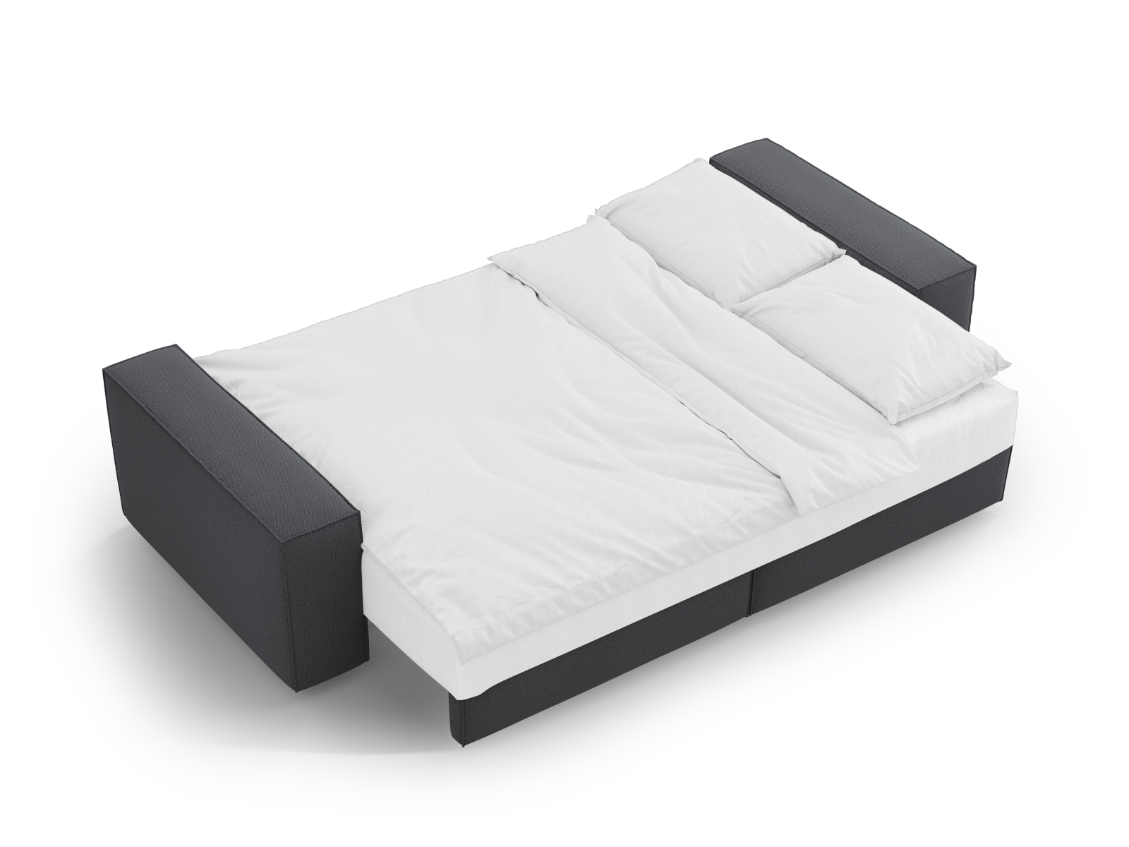 Sofa With Bed Function And Box, "Jodie", 3 Seats, 247x107x86