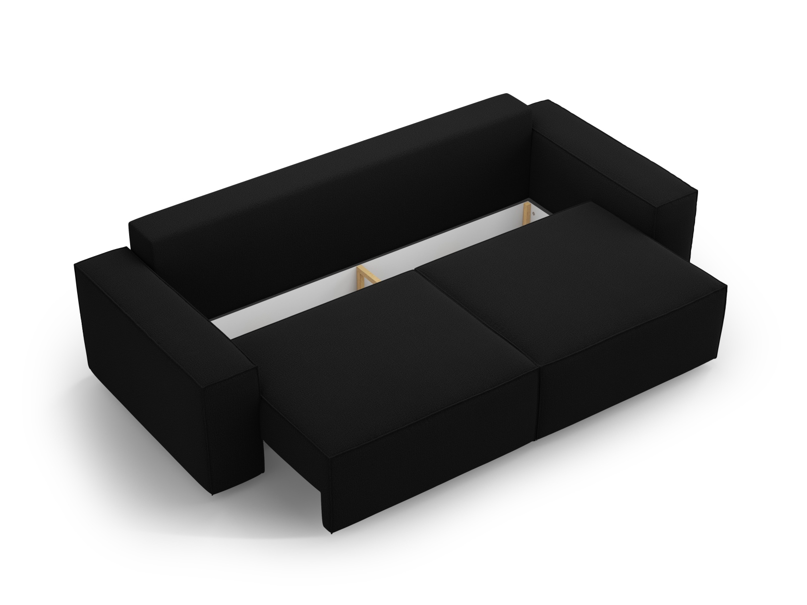Sofa With Bed Function And Box, "Jodie", 3 Seats, 247x107x86