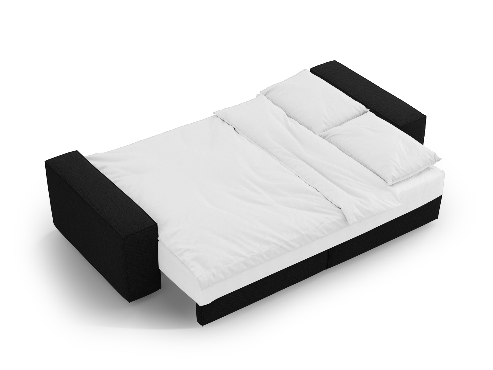 Sofa With Bed Function And Box, "Jodie", 3 Seats, 247x107x86