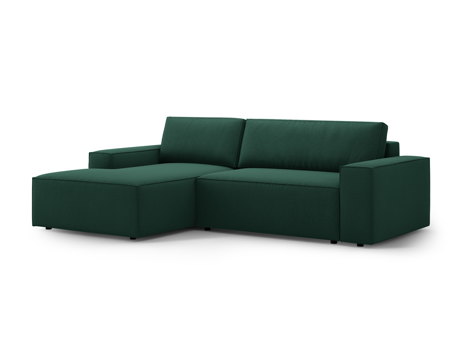 Left Corner Sofa With Bed Function And Box, "Jodie", 3 Seats, 246x151x86