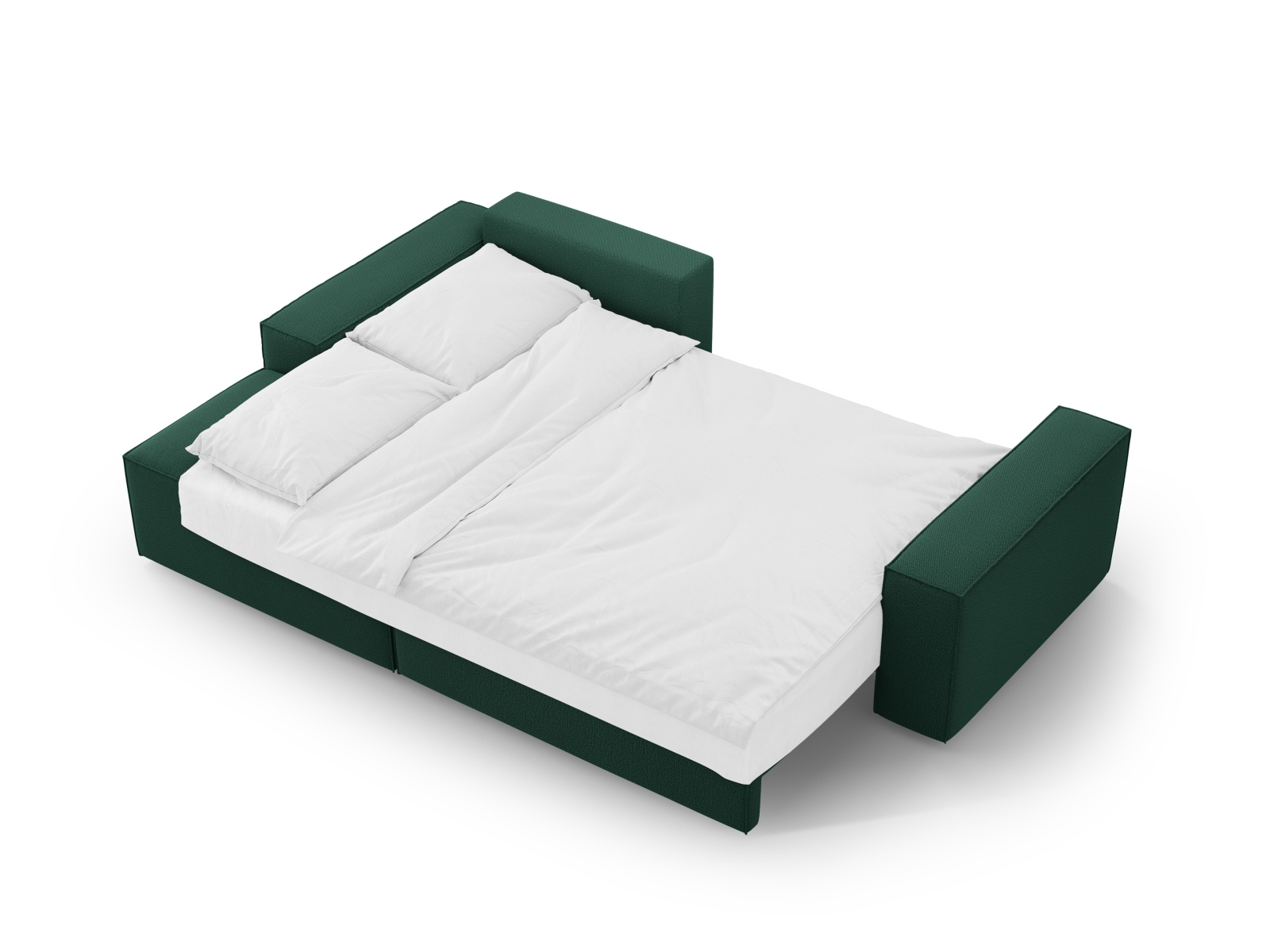 Left Corner Sofa With Bed Function And Box, "Jodie", 3 Seats, 246x151x86