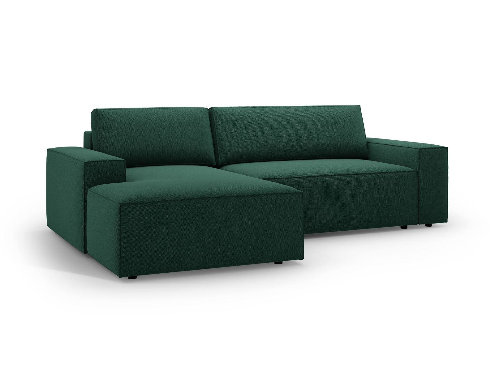 Left Corner Sofa With Bed Function And Box, "Jodie", 3 Seats, 246x151x86