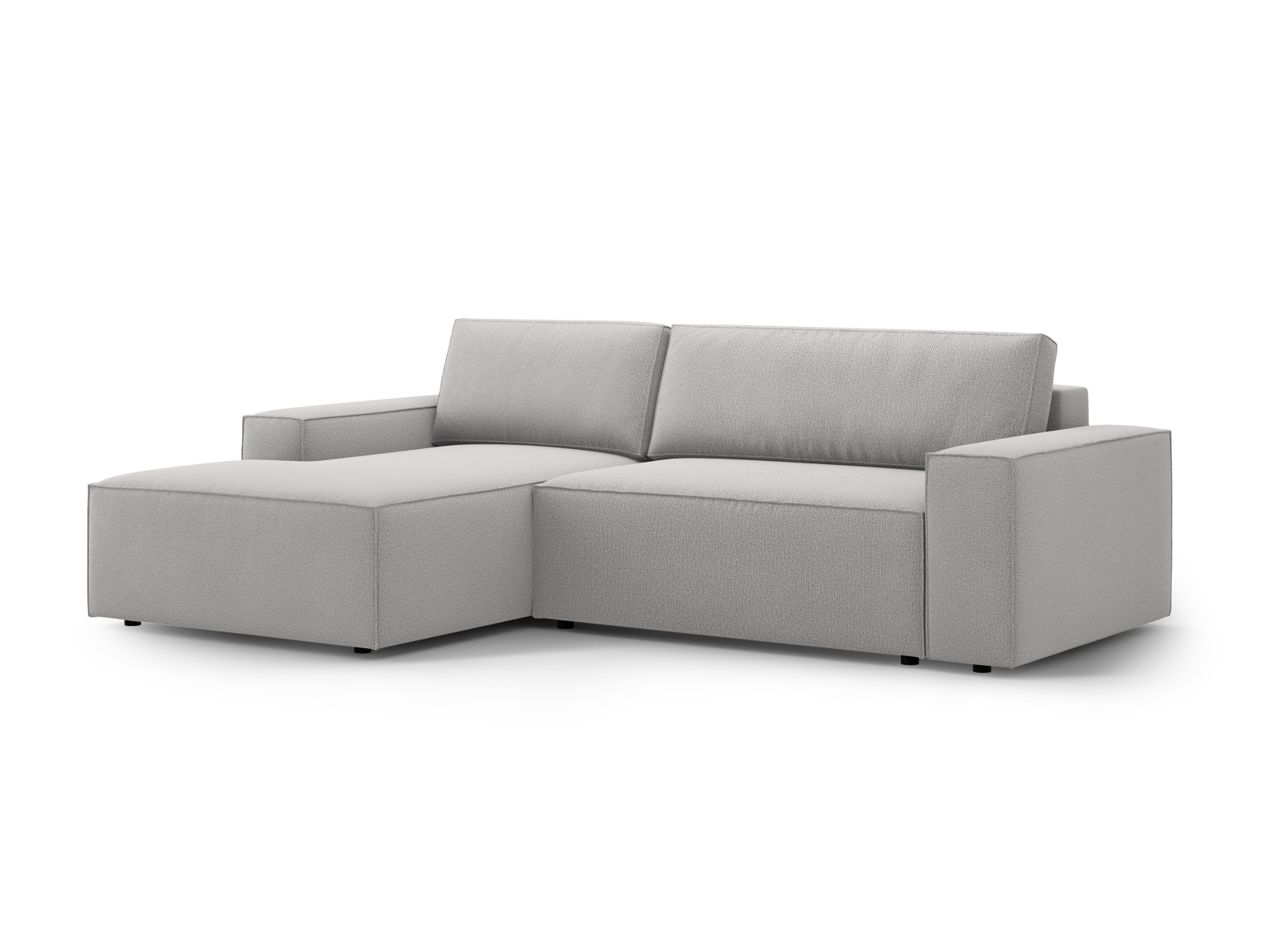 Left Corner Sofa With Bed Function And Box, "Jodie", 3 Seats, 246x151x86
