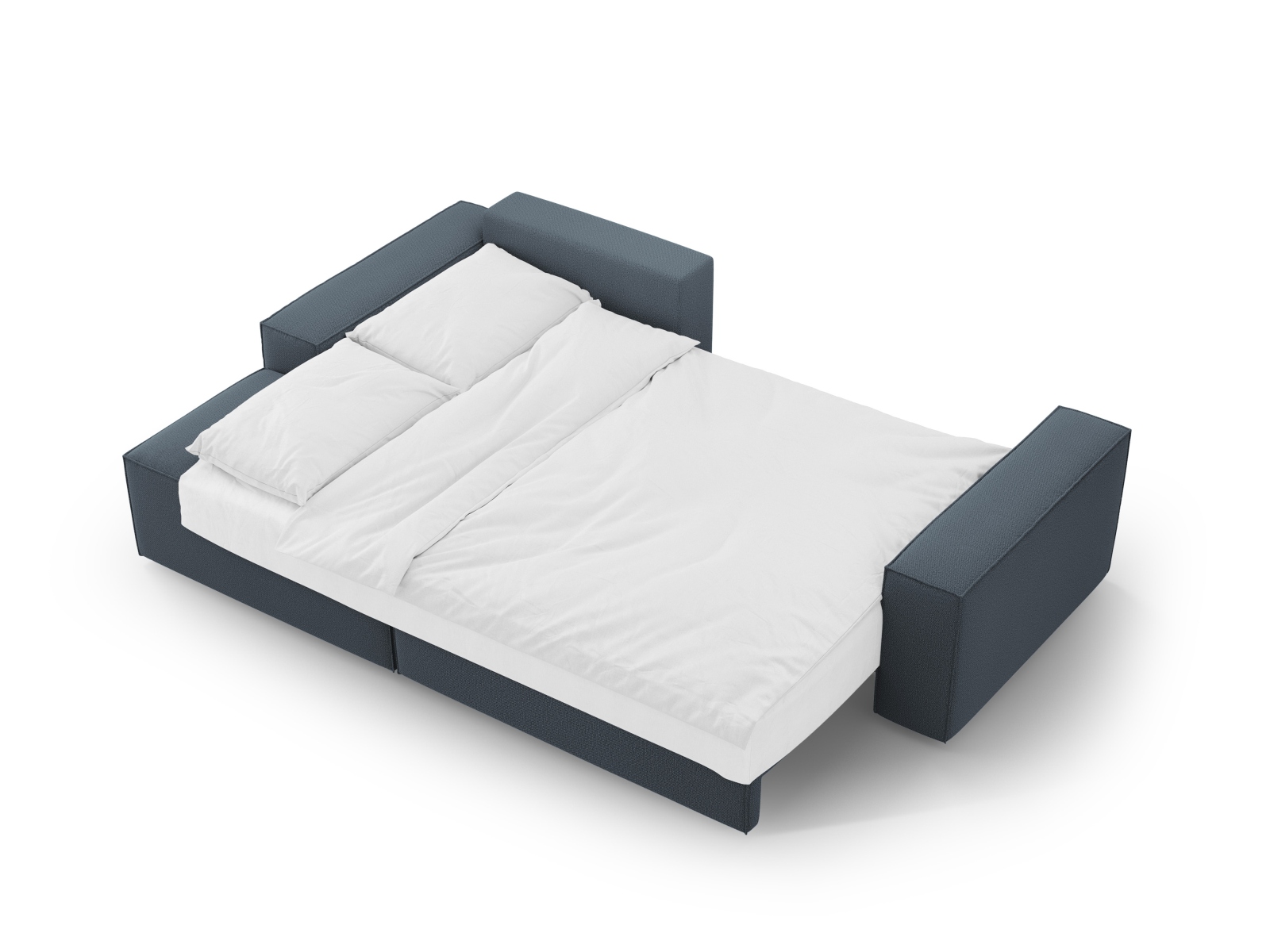 Left Corner Sofa With Bed Function And Box, "Jodie", 3 Seats, 246x151x86