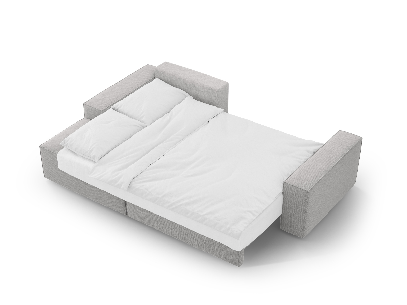 Left Corner Sofa With Bed Function And Box, "Jodie", 3 Seats, 246x151x86