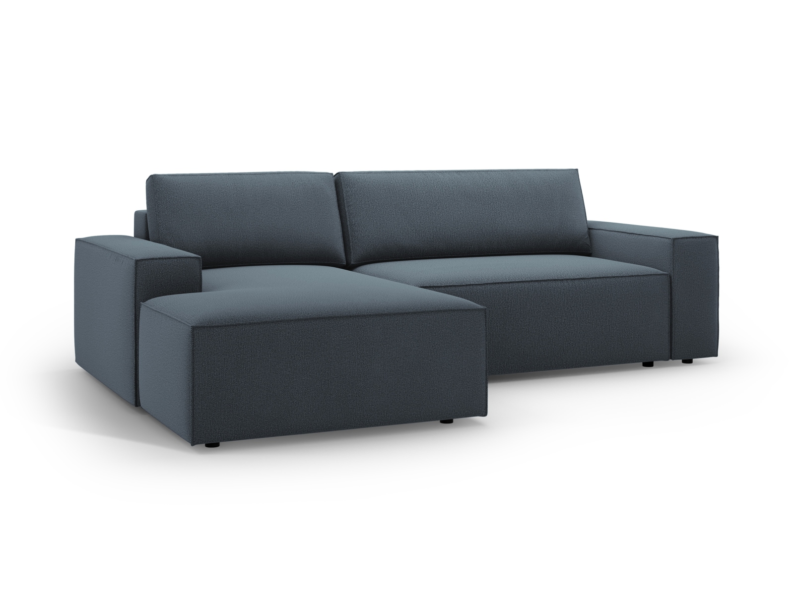 Left Corner Sofa With Bed Function And Box, "Jodie", 3 Seats, 246x151x86