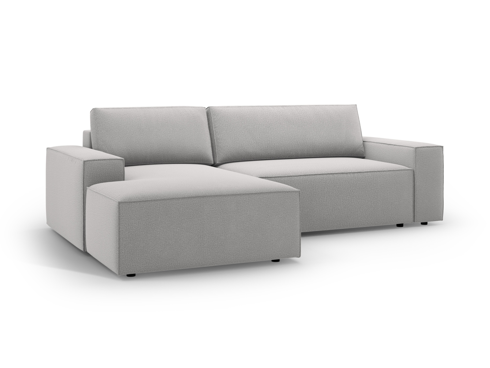 Left Corner Sofa With Bed Function And Box, "Jodie", 3 Seats, 246x151x86