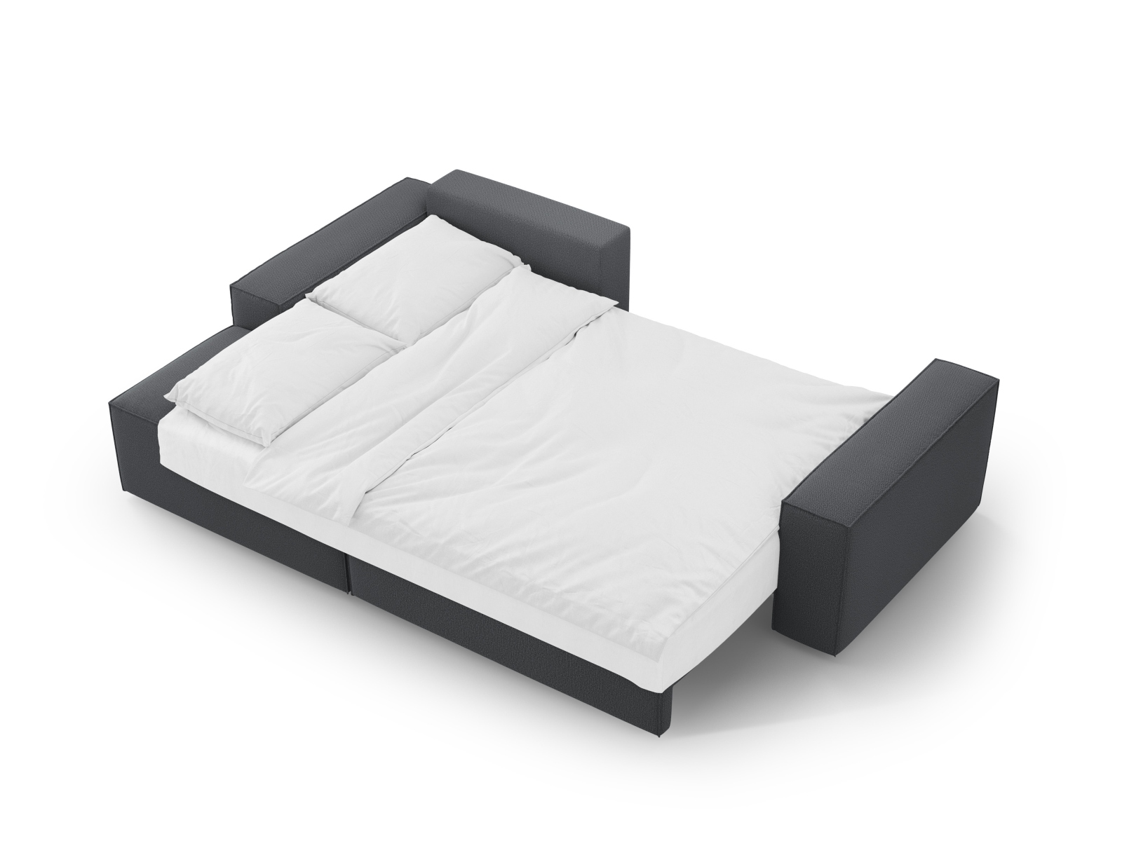 Left Corner Sofa With Bed Function And Box, "Jodie", 3 Seats, 246x151x86