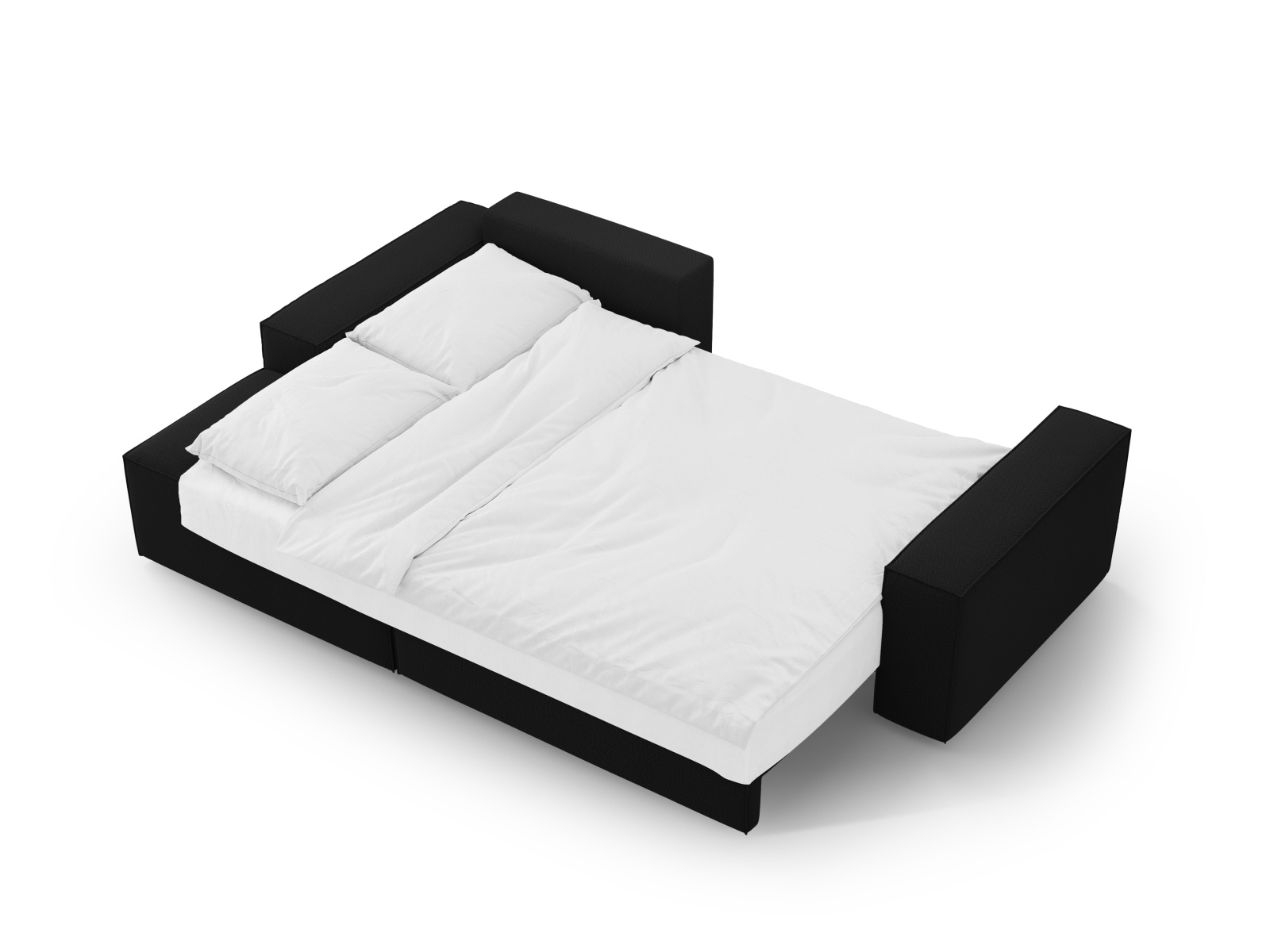 Left Corner Sofa With Bed Function And Box, "Jodie", 3 Seats, 246x151x86