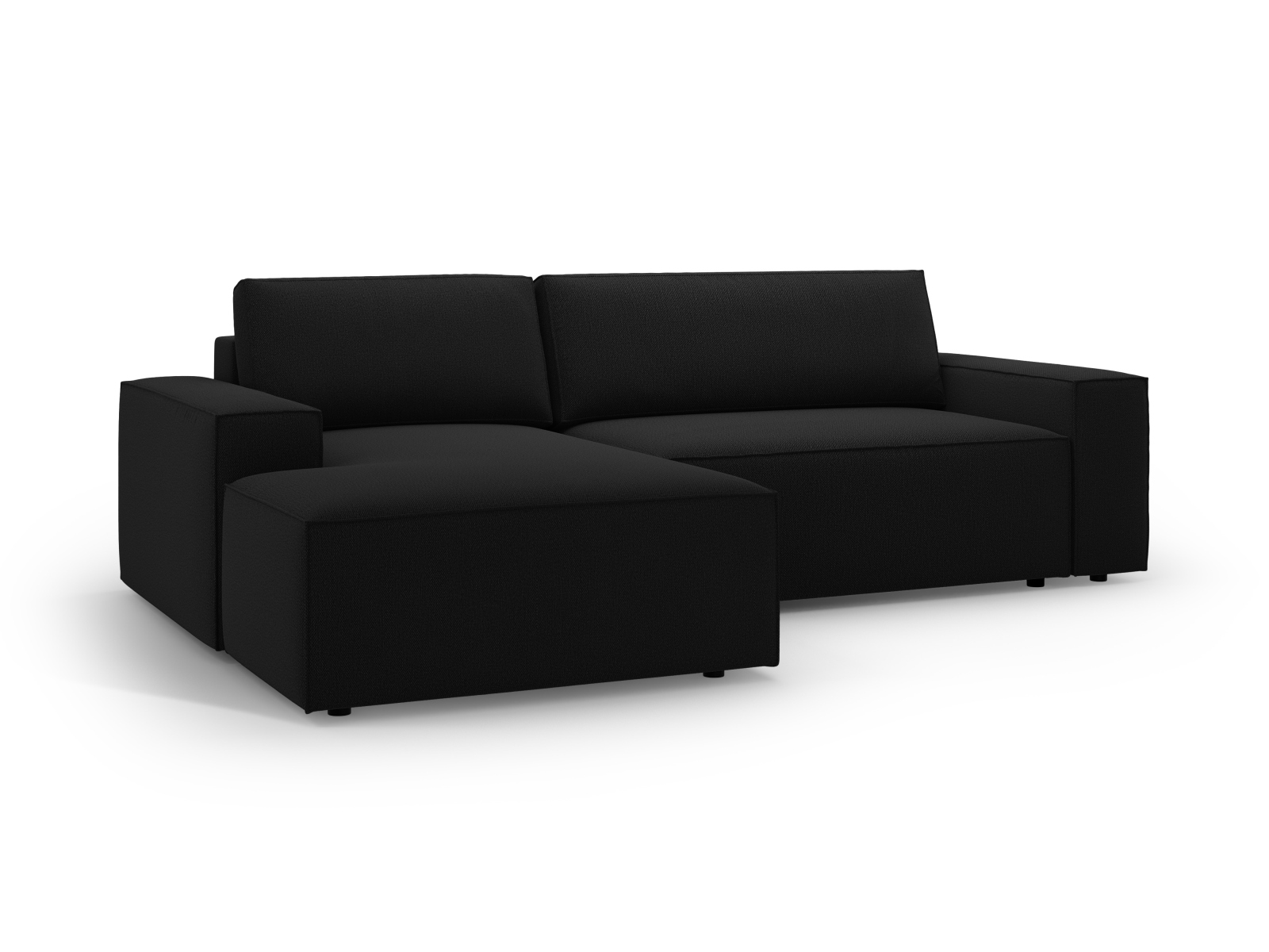 Left Corner Sofa With Bed Function And Box, "Jodie", 3 Seats, 246x151x86