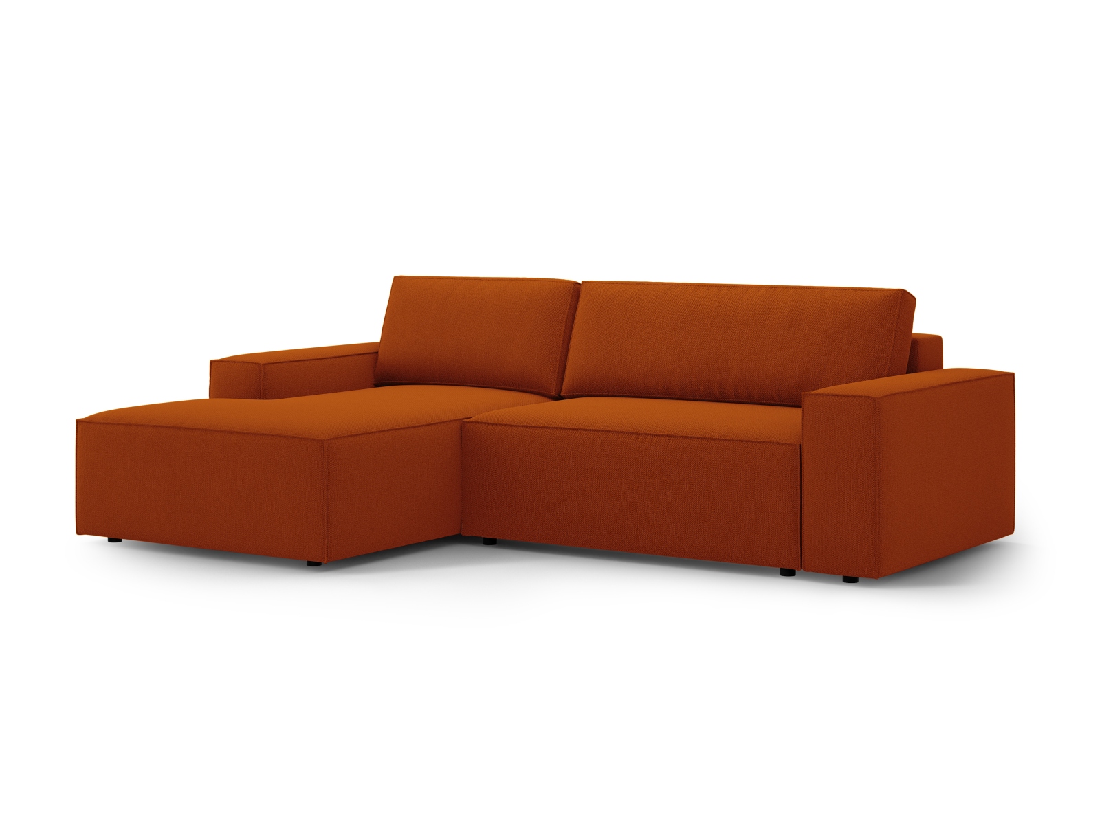 Left Corner Sofa With Bed Function And Box, "Jodie", 3 Seats, 246x151x86