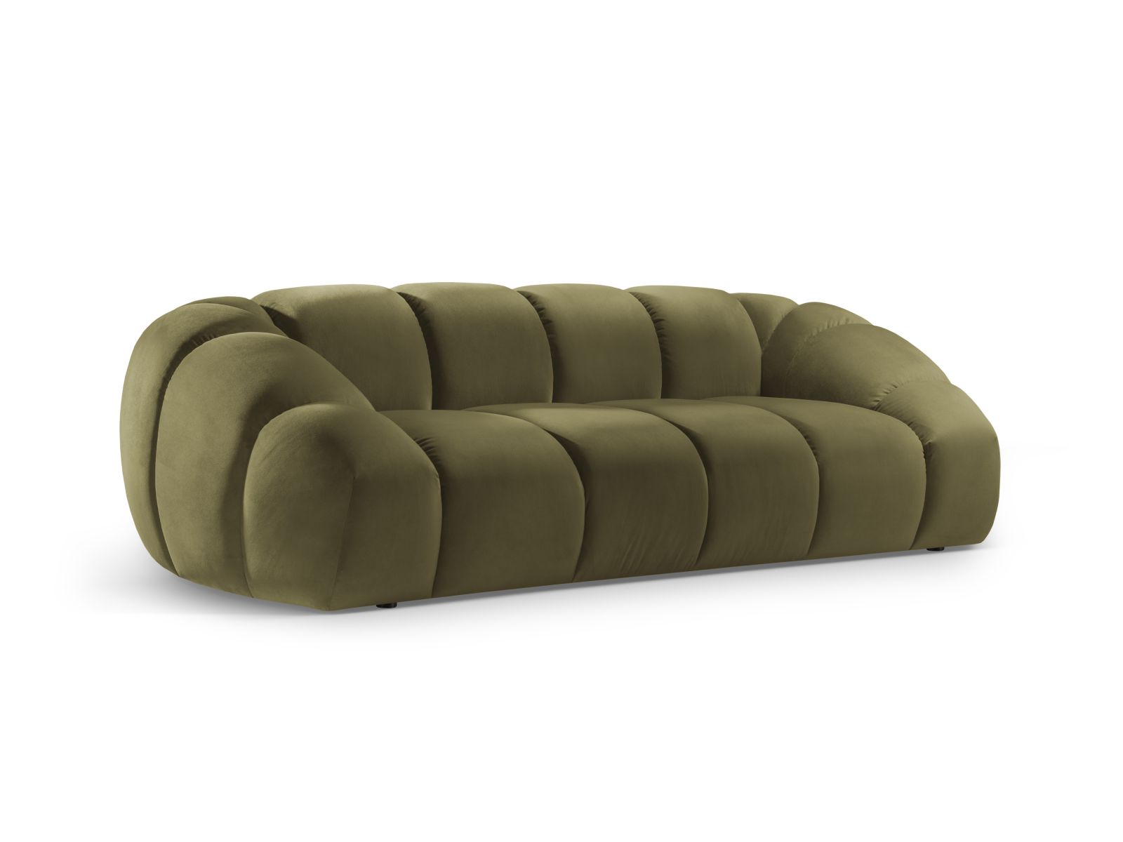 Velvet Sofa, "Diana", 3 Seats, 254x114x72