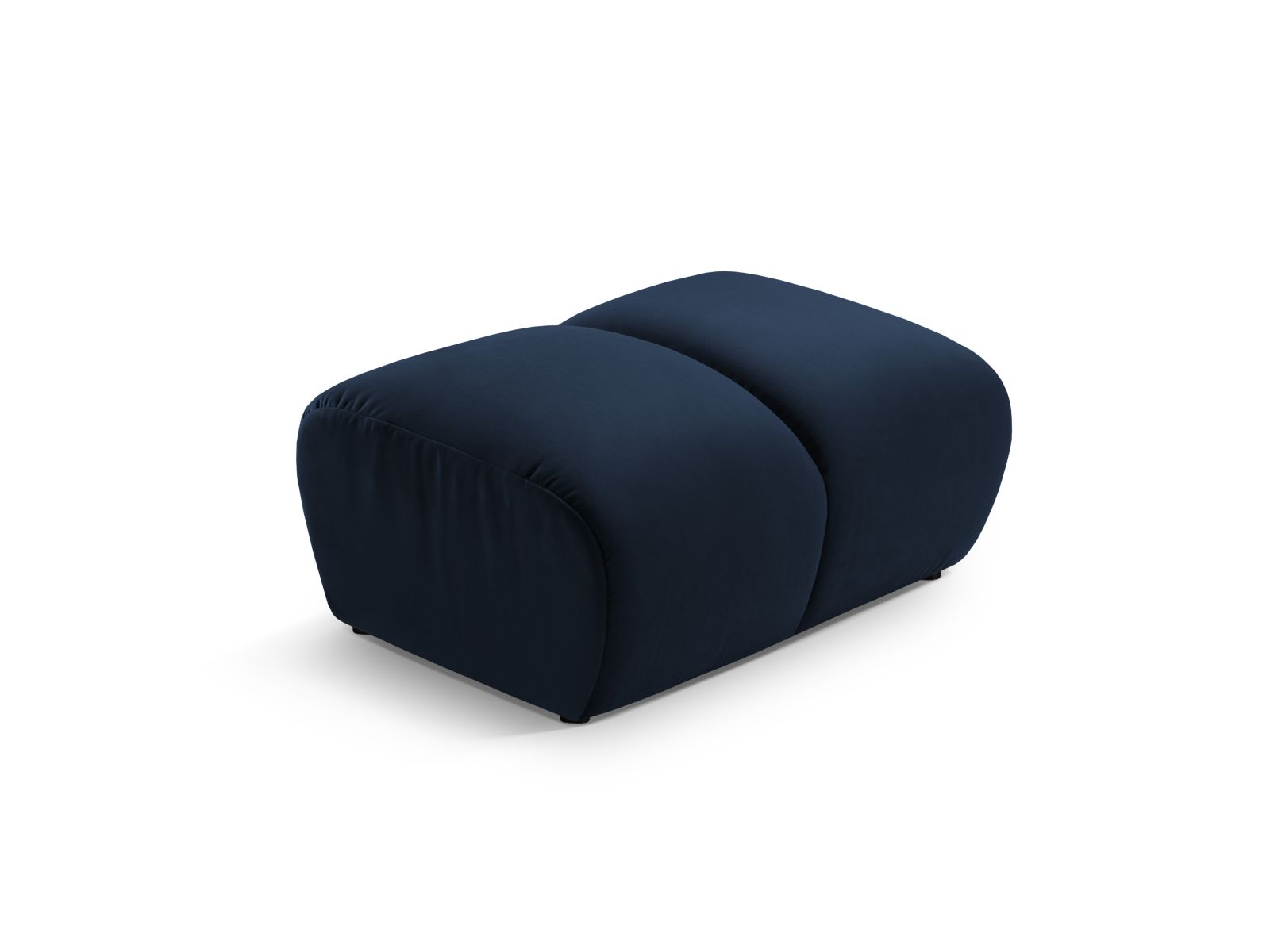 Velvet Pouf, "Diana", 1 Seat, 82x60x42