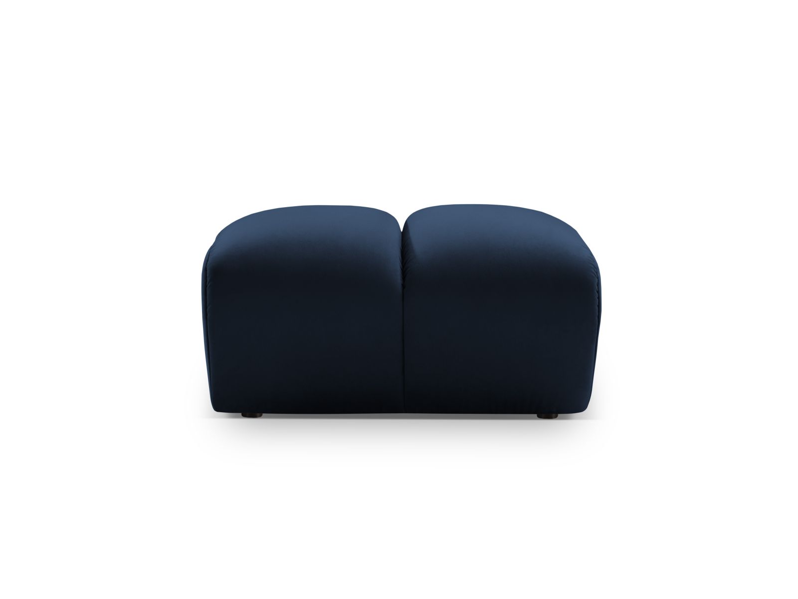 Velvet Pouf, "Diana", 1 Seat, 82x60x42