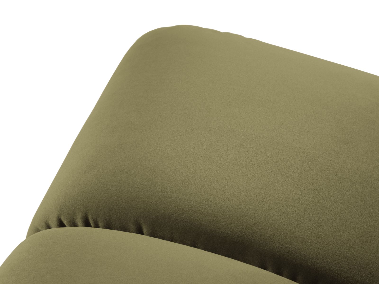 Velvet Pouf, "Diana", 1 Seat, 82x60x42