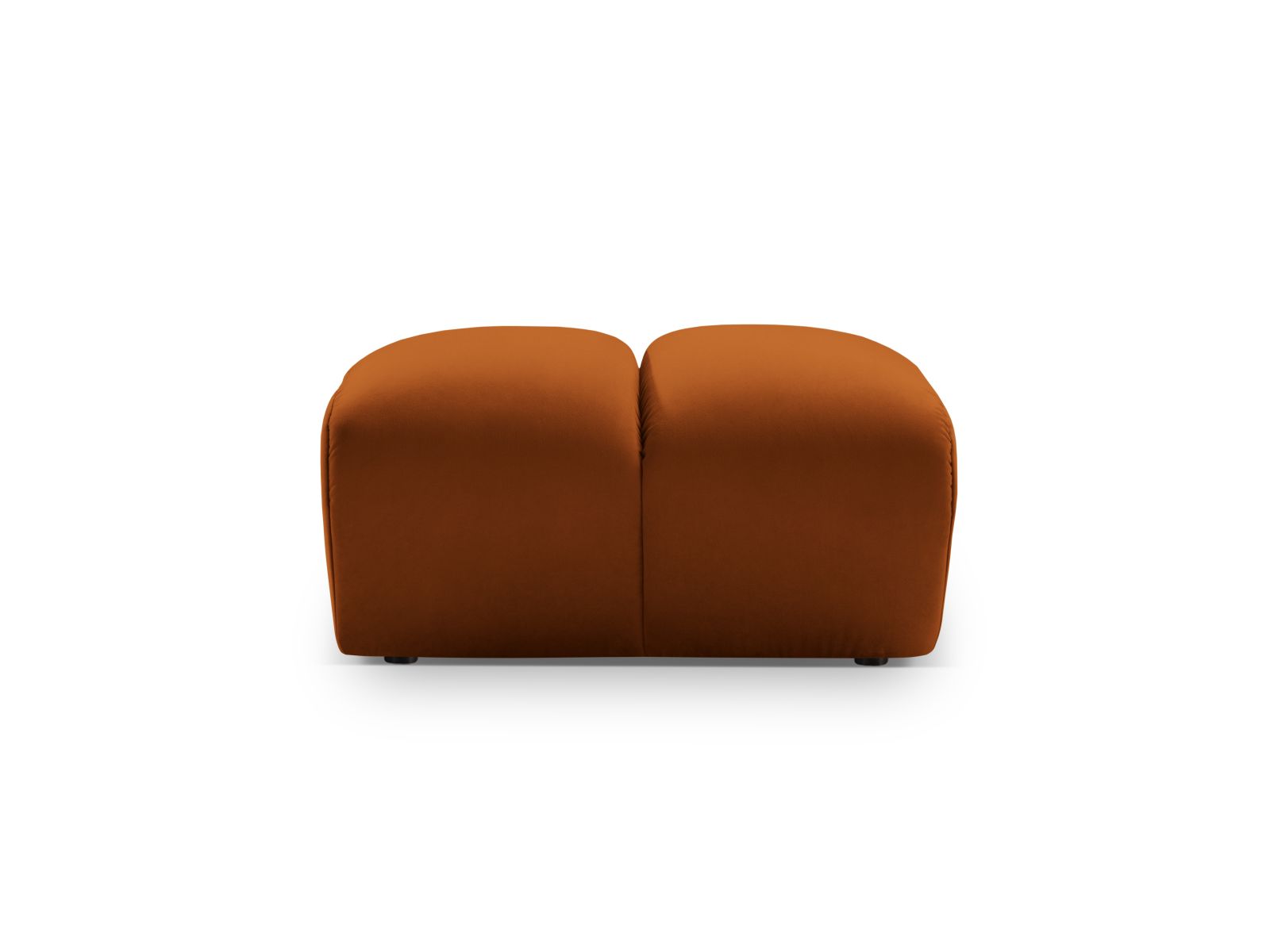 Velvet Pouf, "Diana", 1 Seat, 82x60x42