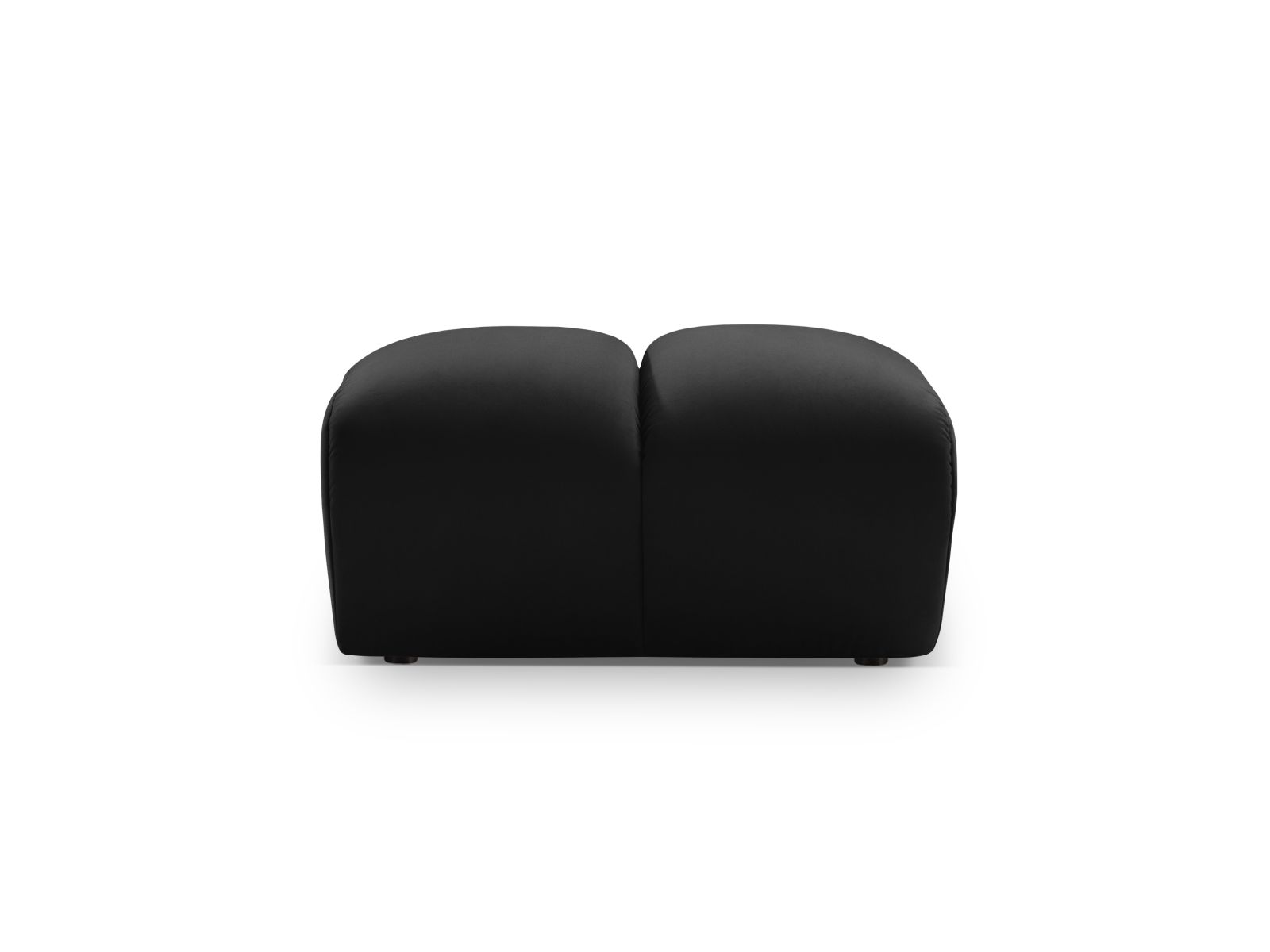Velvet Pouf, "Diana", 1 Seat, 82x60x42