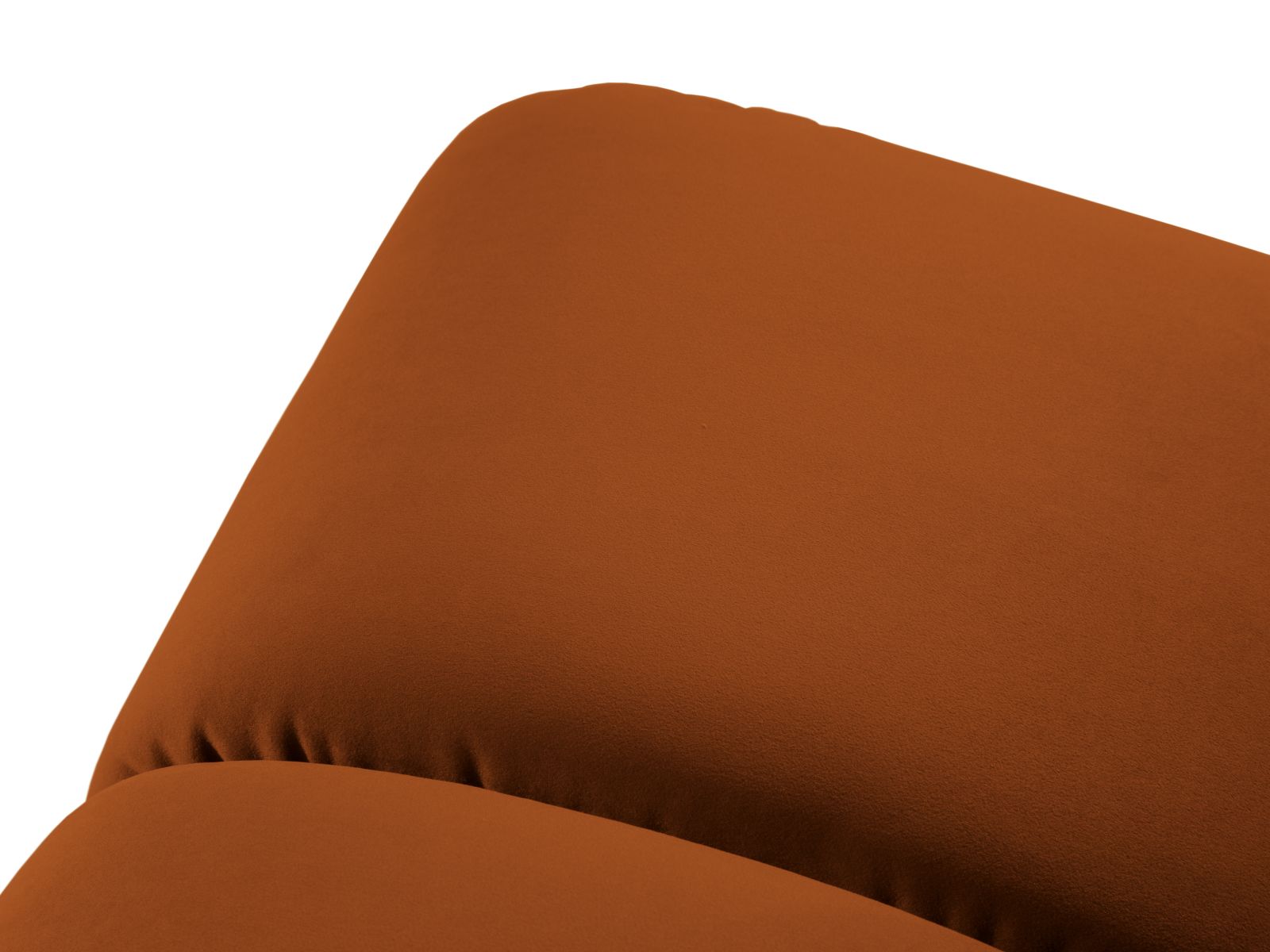 Velvet Pouf, "Diana", 1 Seat, 82x60x42