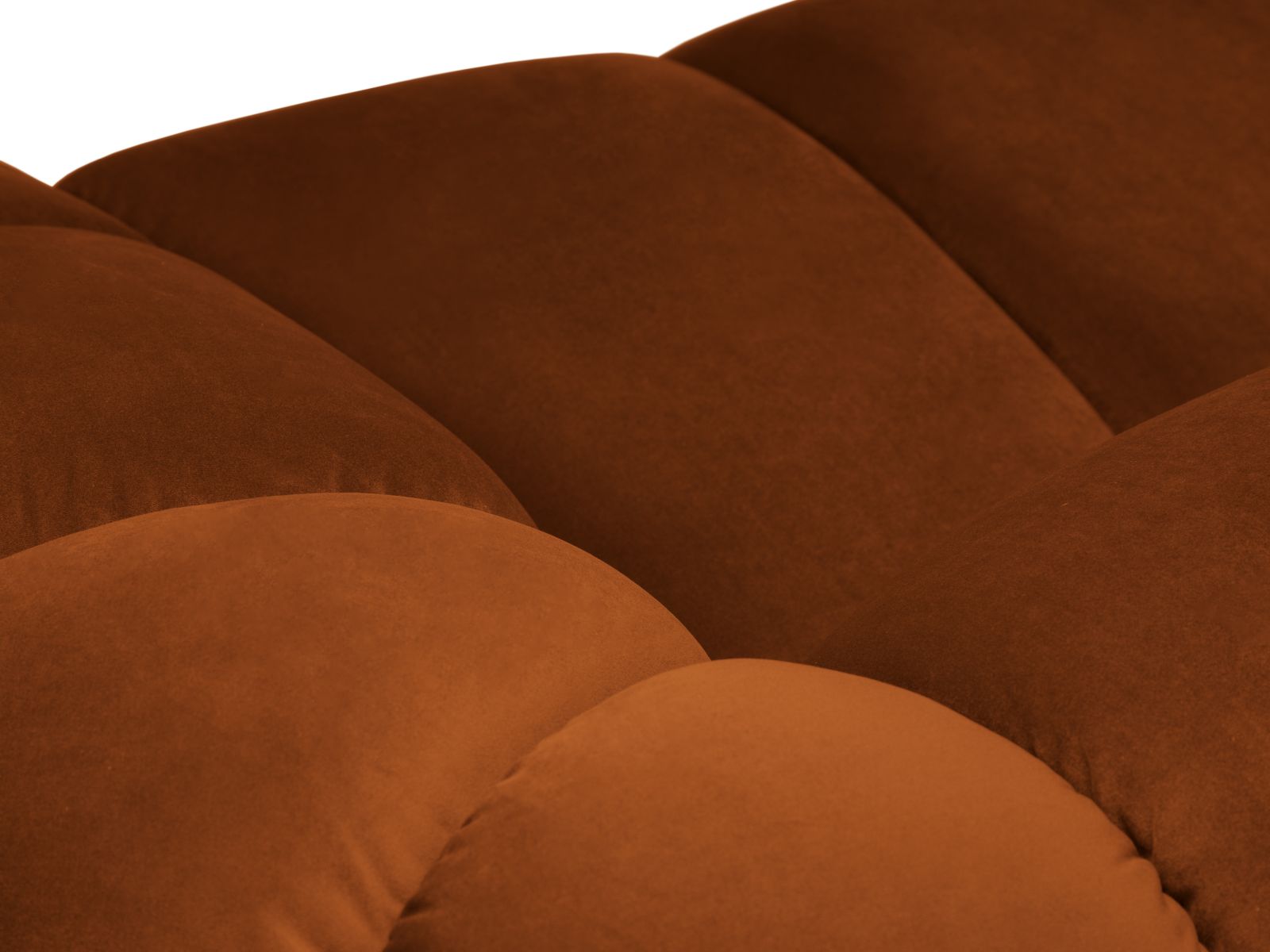 Velvet Sofa, "Diana", 3 Seats, 234x114x72