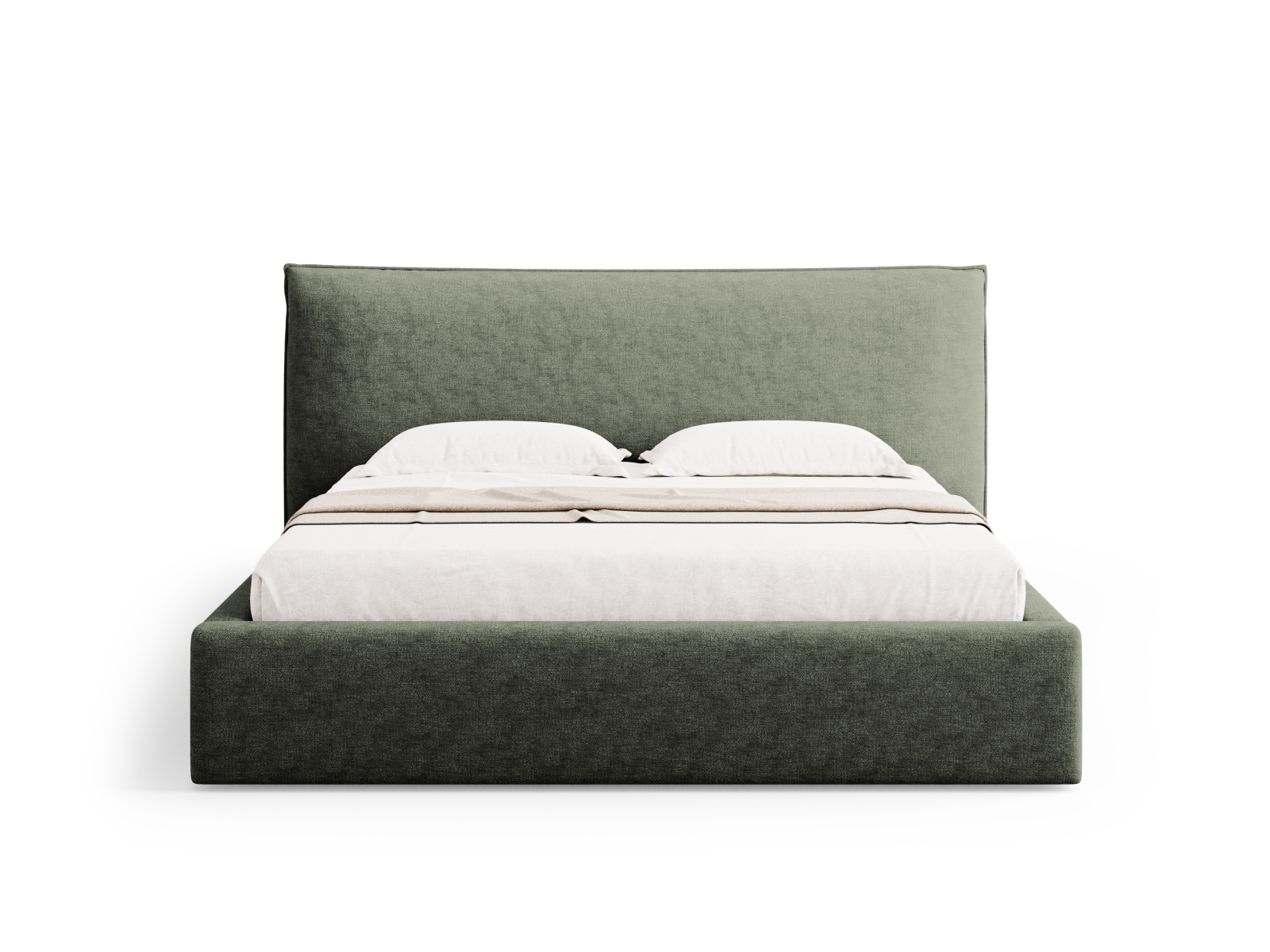 Storage Bed With Headboard, "Kaelle", 180x223x111