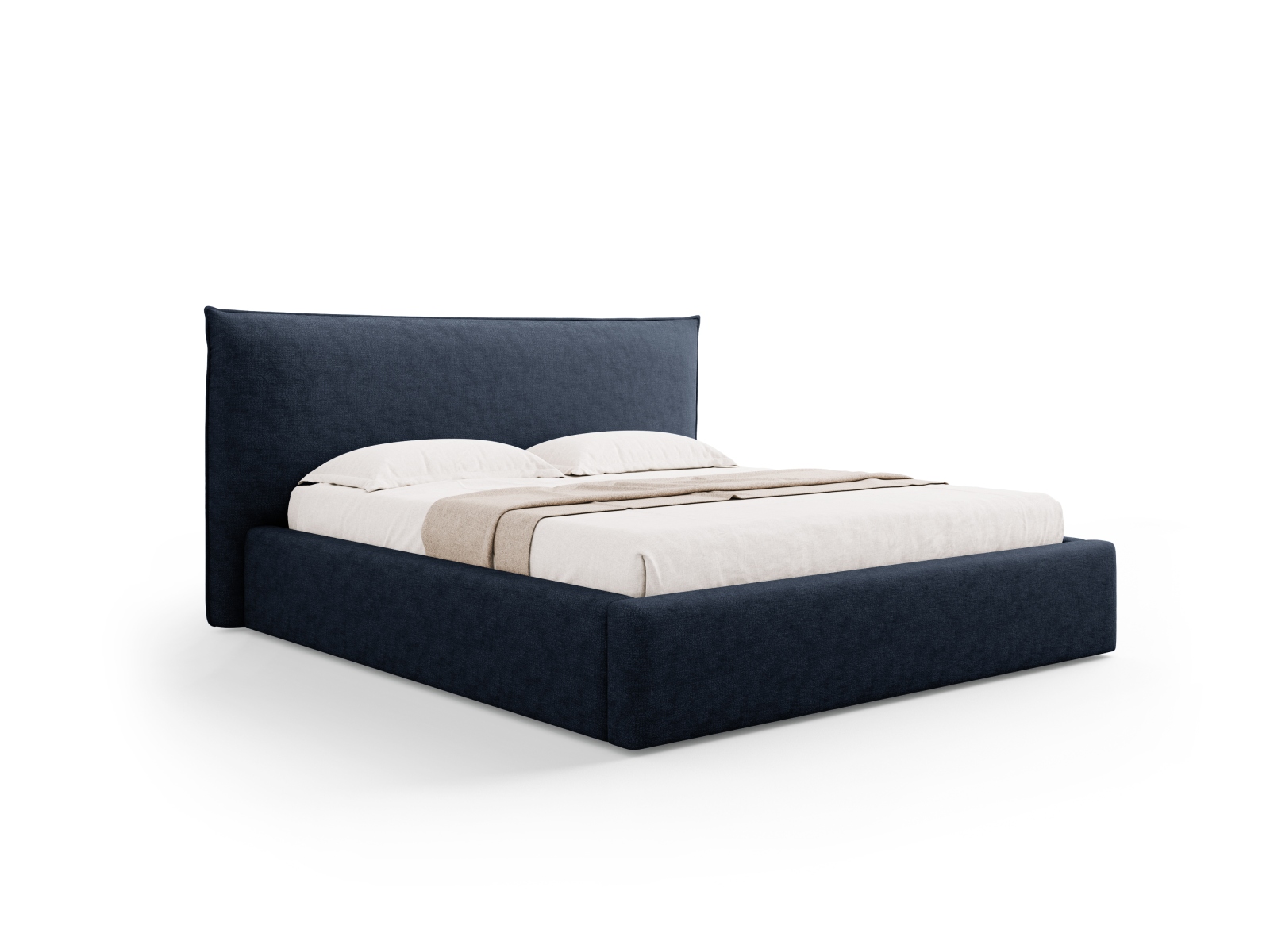 Storage Bed With Headboard, "Kaelle", 180x223x111