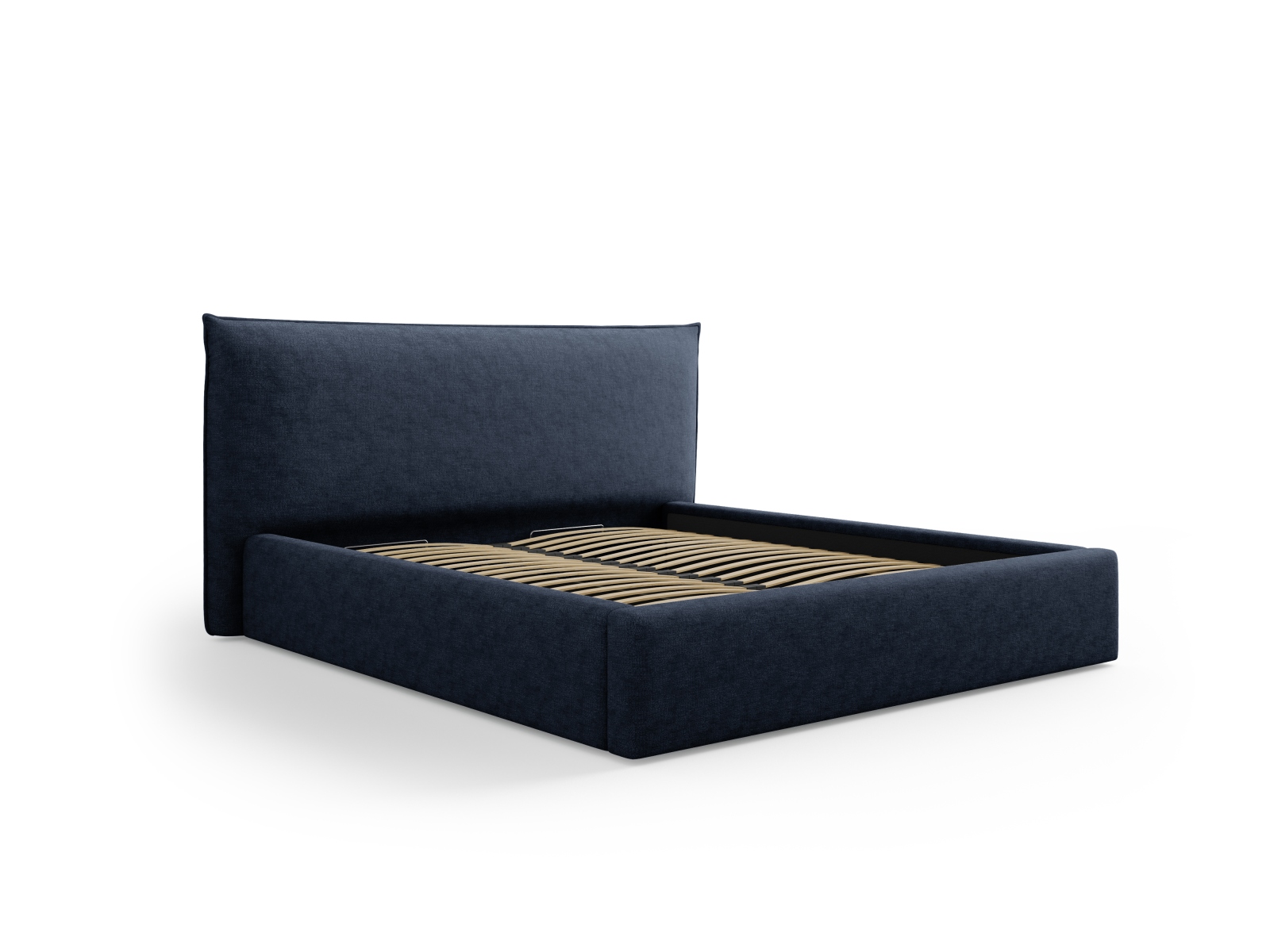 Storage Bed With Headboard, "Kaelle", 180x223x111