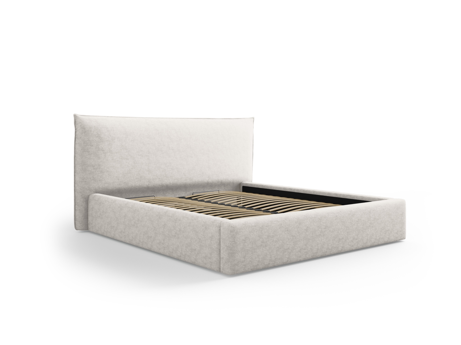 Storage Bed With Headboard, "Kaelle", 220x223x111