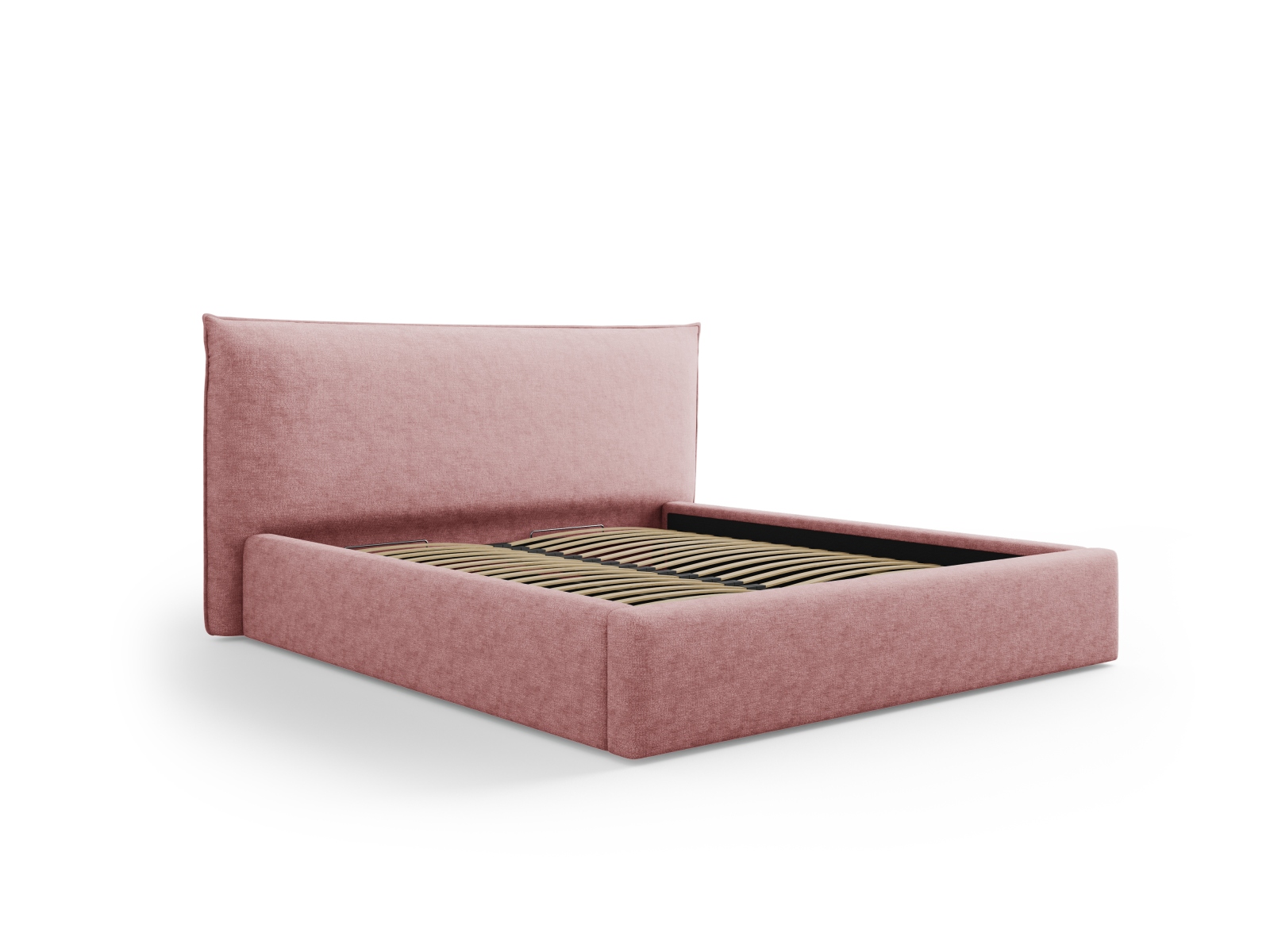 Storage Bed With Headboard, "Kaelle", 220x223x111