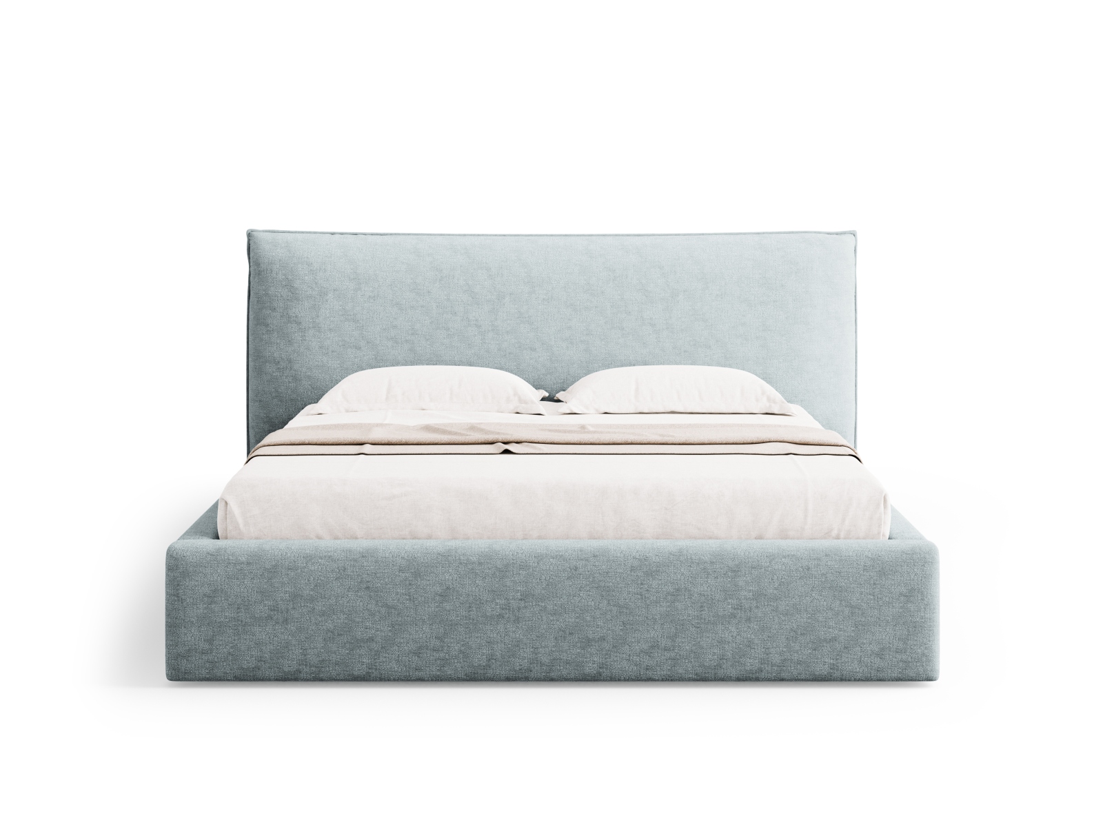 Storage Bed With Headboard, "Kaelle", 220x223x111