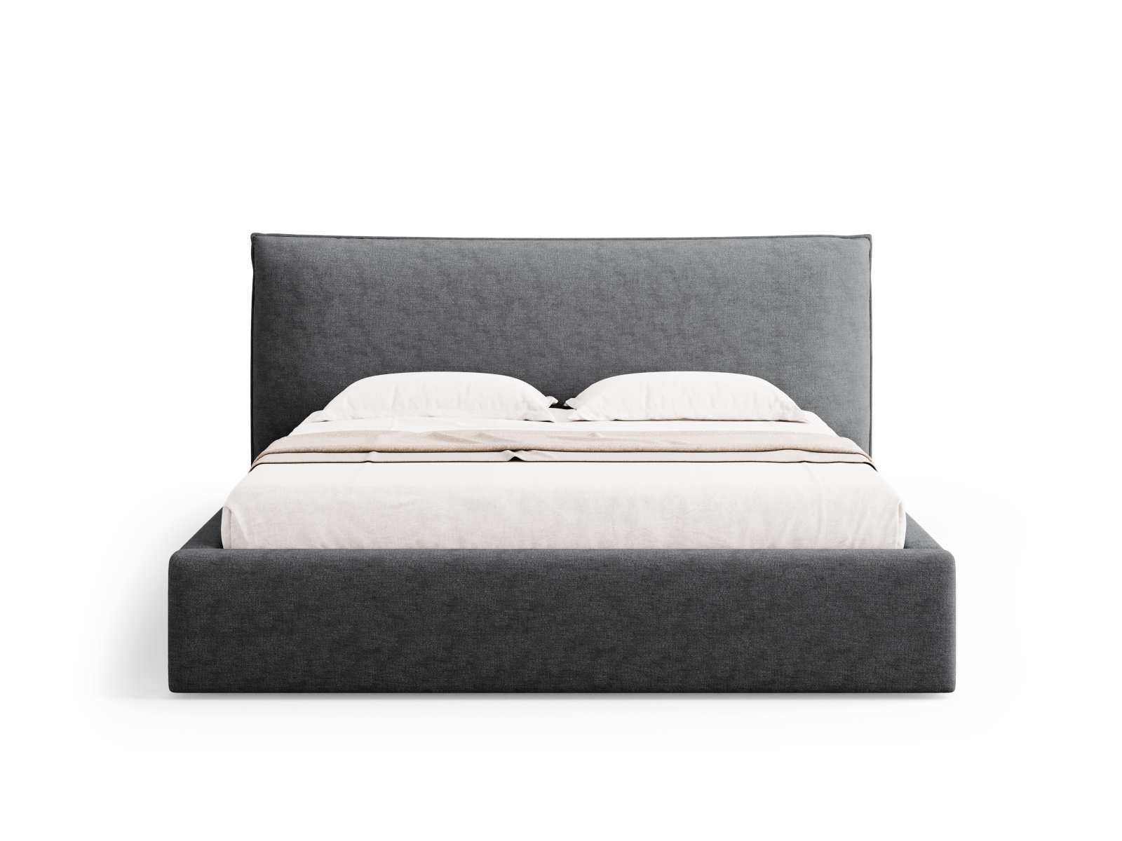 Storage Bed With Headboard, "Kaelle", 220x223x111