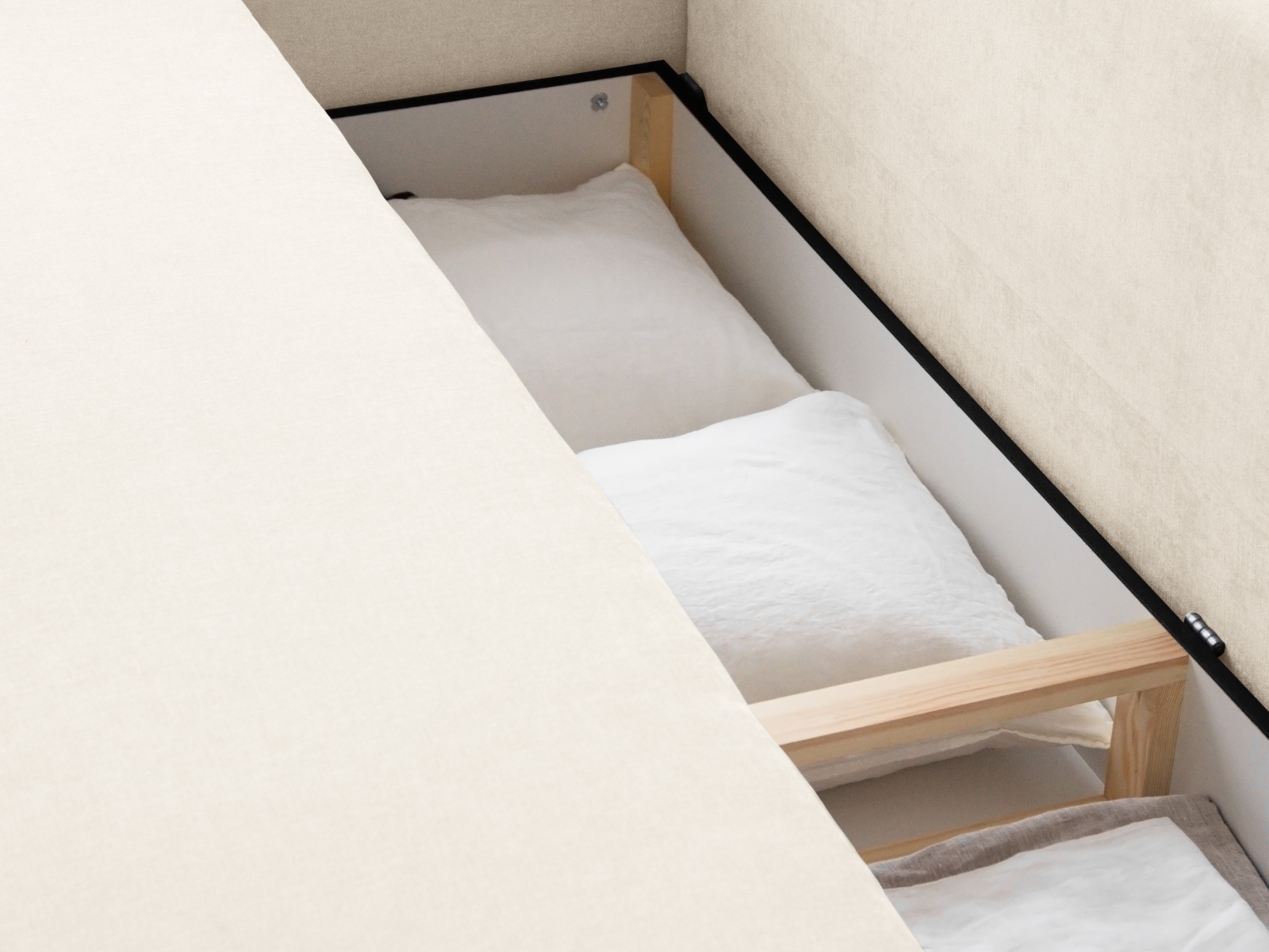 Sofa With Bed Function And Box, "Elen", 3 Seats, 231x106x86