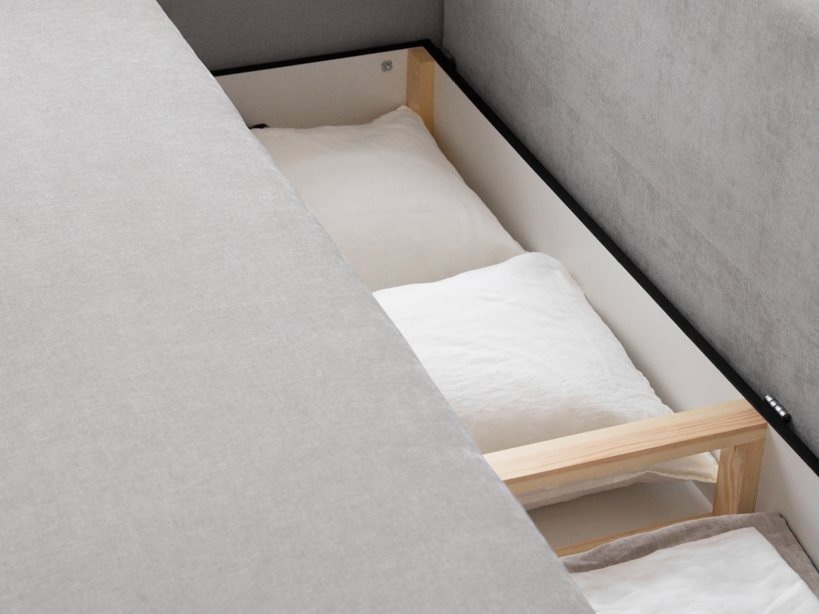 Sofa With Bed Function And Box, "Elen", 3 Seats, 231x106x86