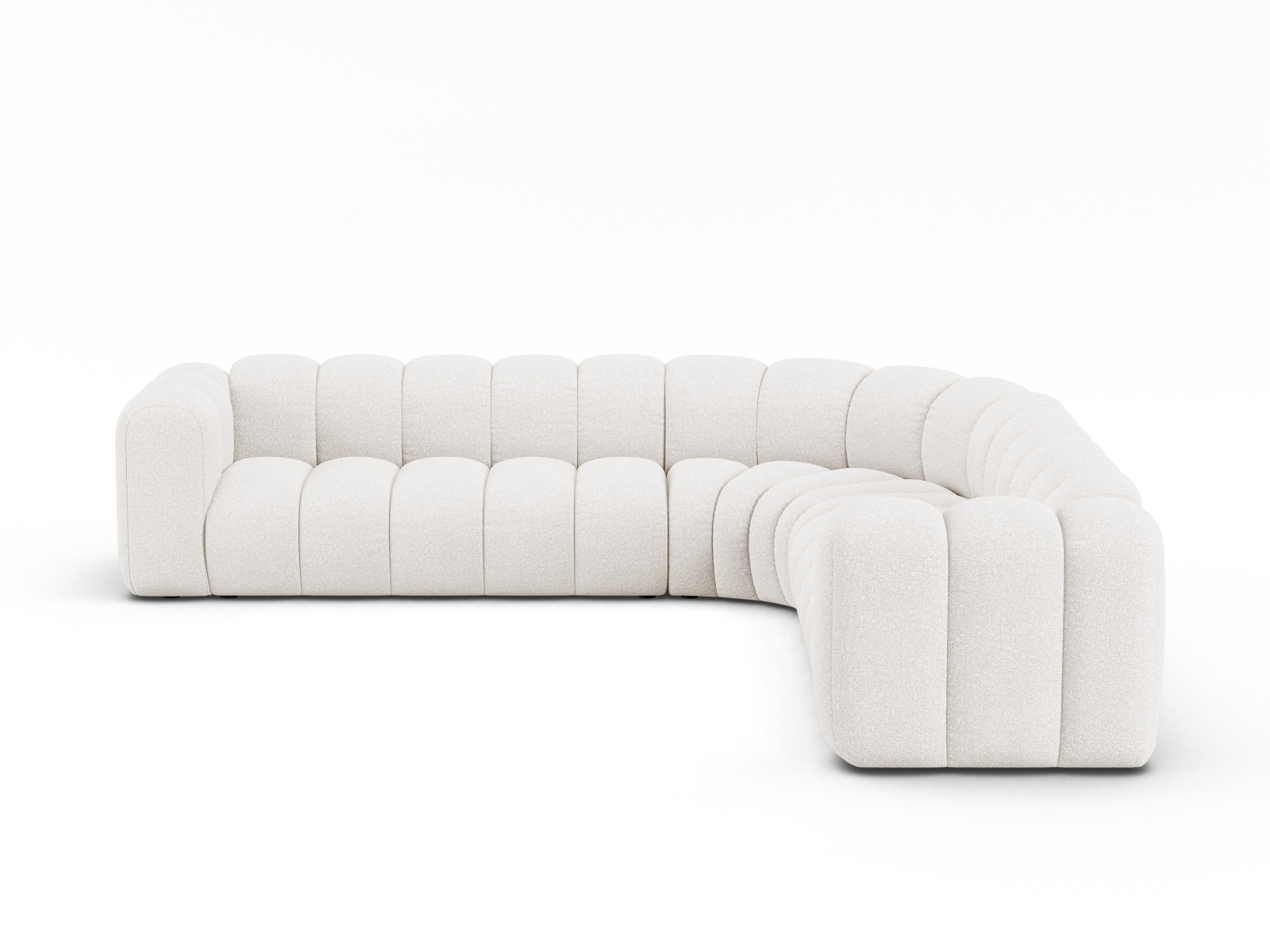 Modular Symmetrical Corner Sofa, "Lupine", 5 Seats, 309x309x70