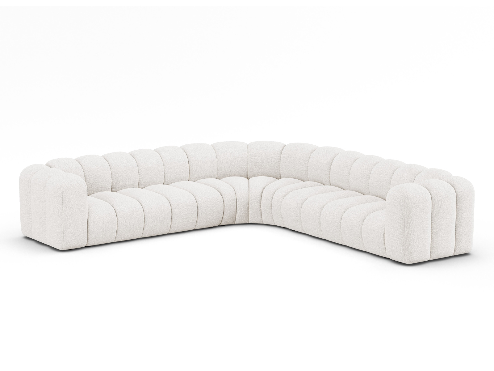 Modular Symmetrical Corner Sofa, "Lupine", 5 Seats, 309x309x70
