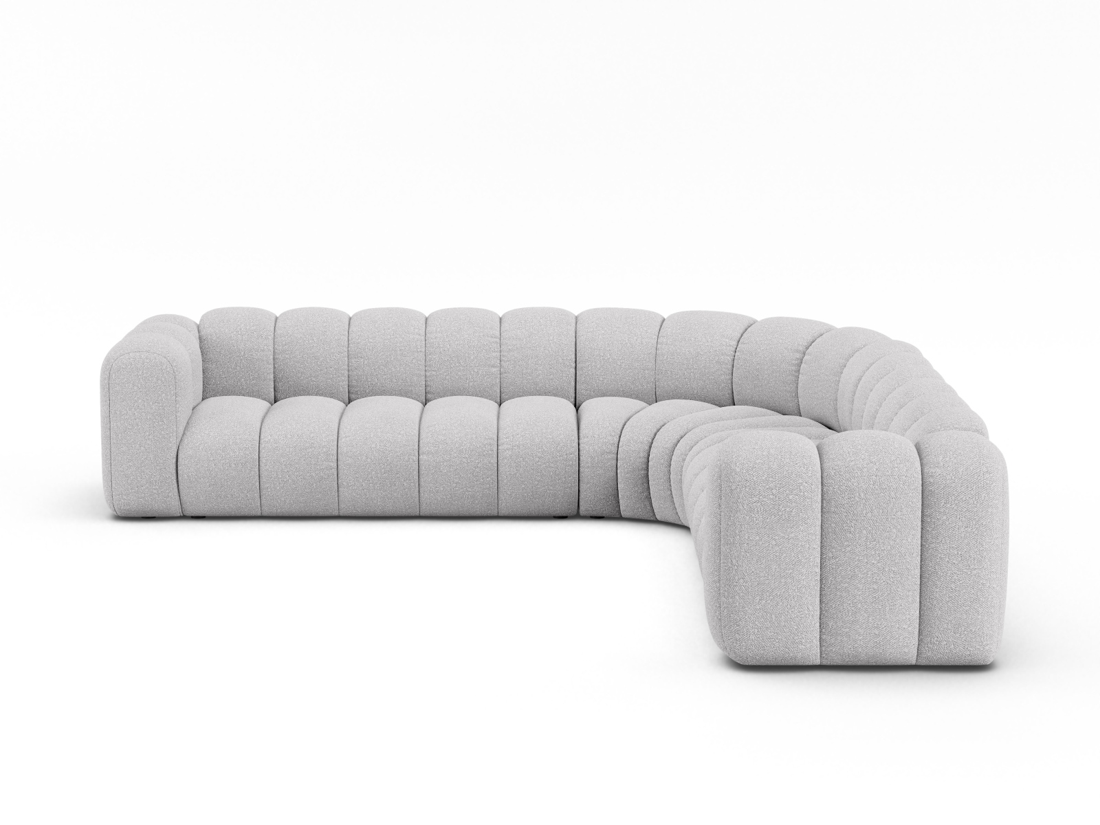 Modular Symmetrical Corner Sofa, "Lupine", 5 Seats, 309x309x70