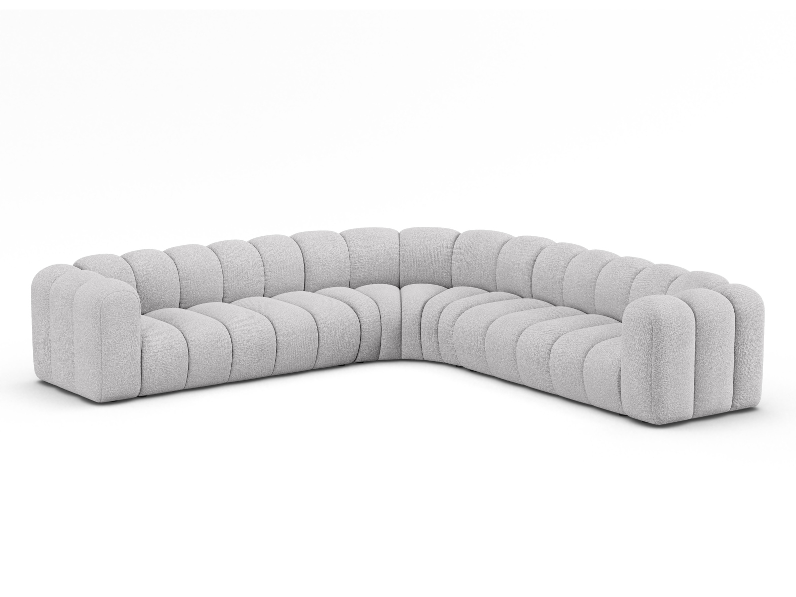 Modular Symmetrical Corner Sofa, "Lupine", 5 Seats, 309x309x70