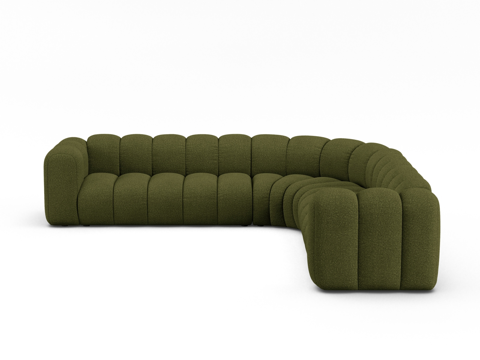 Modular Symmetrical Corner Sofa, "Lupine", 5 Seats, 309x309x70