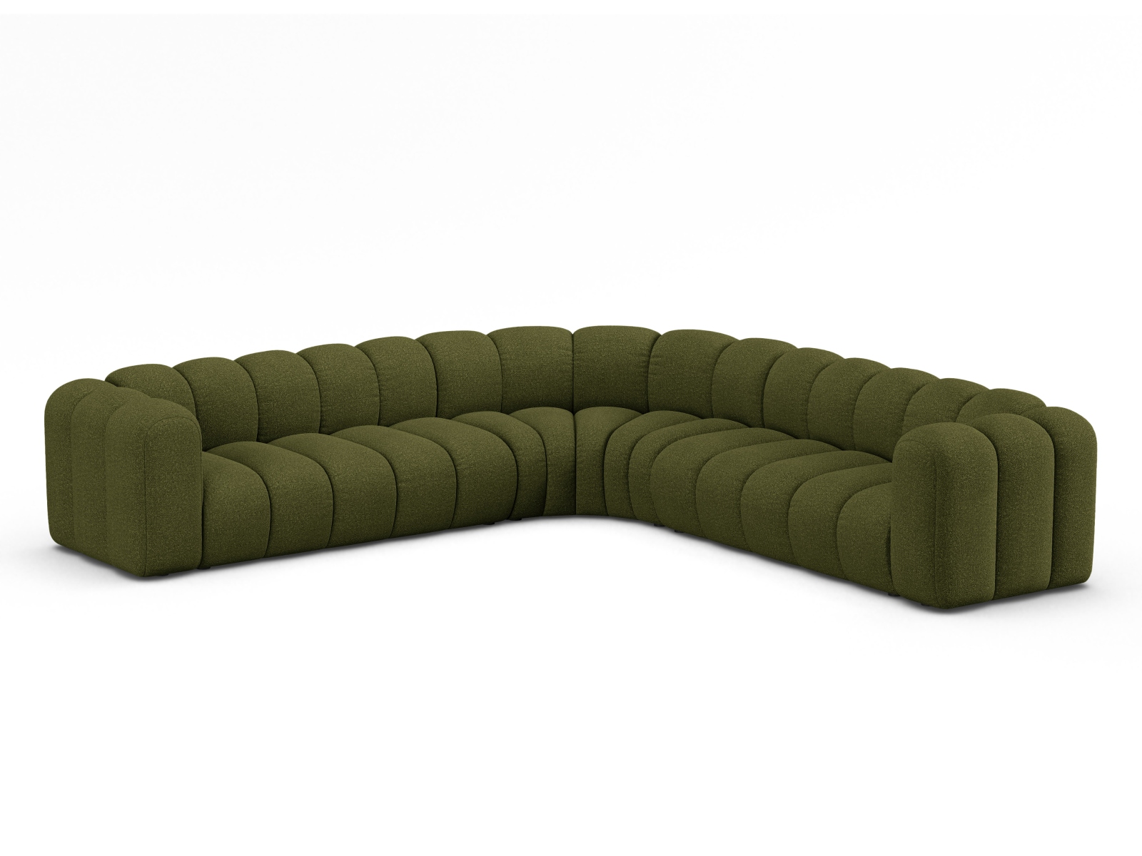 Modular Symmetrical Corner Sofa, "Lupine", 5 Seats, 309x309x70